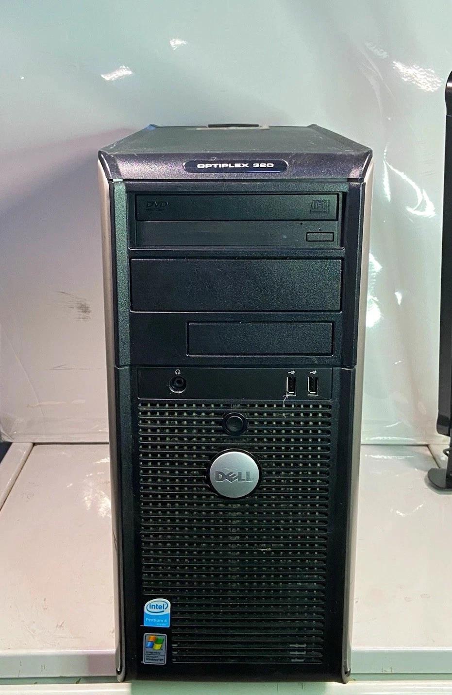 Dell OptiPlex 320 Tower 2GB Ram Pentium 4 DVD, USB 2.0 VGA Windows 7 Pro