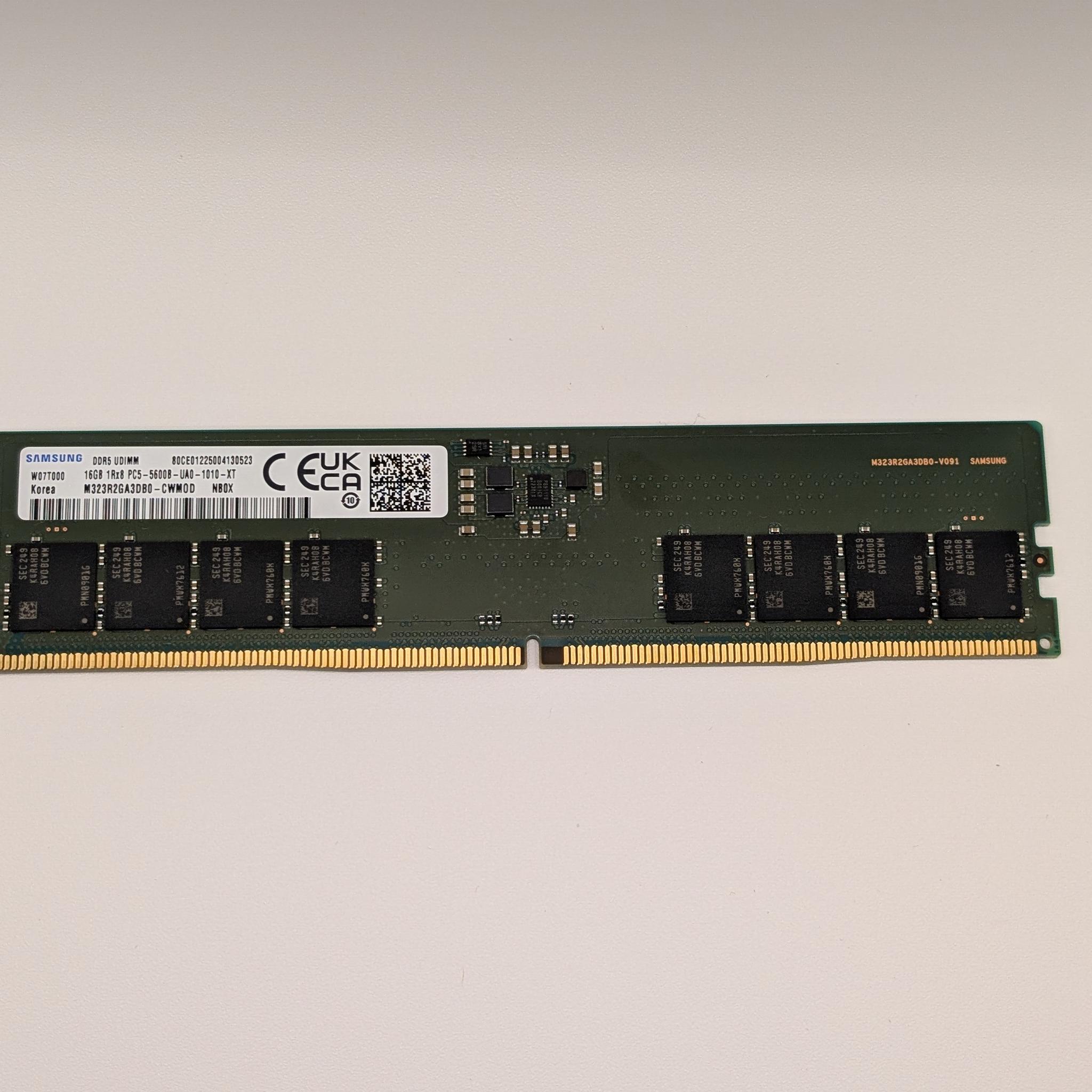Samsung 16GB 1RX8 PC5-5600B-UA0-1010-XT Desktop Memory
