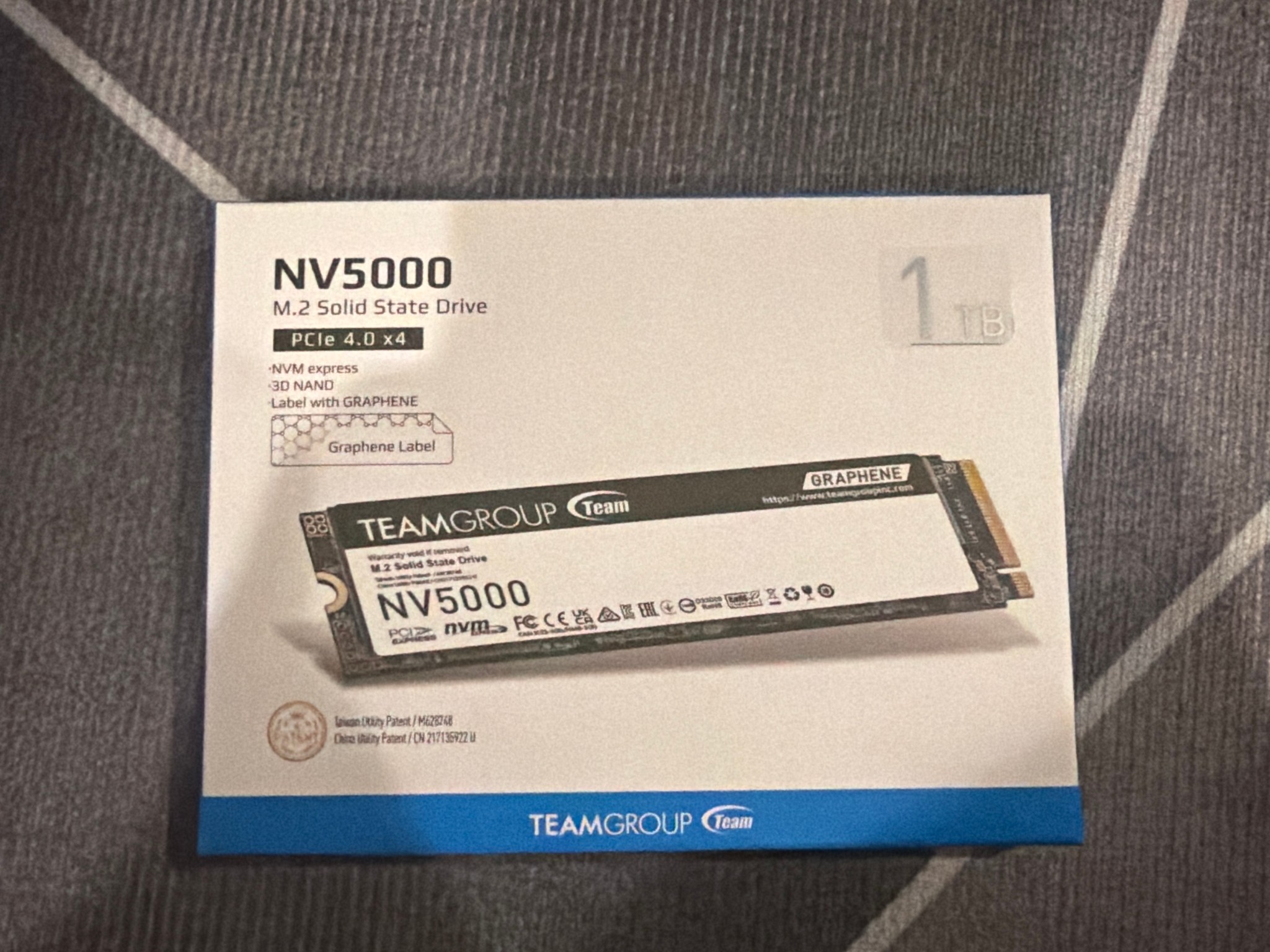 TEAMGROUP NV5000 1TB SLC Cache NVMe PCIe Gen4x4 M.2 2280