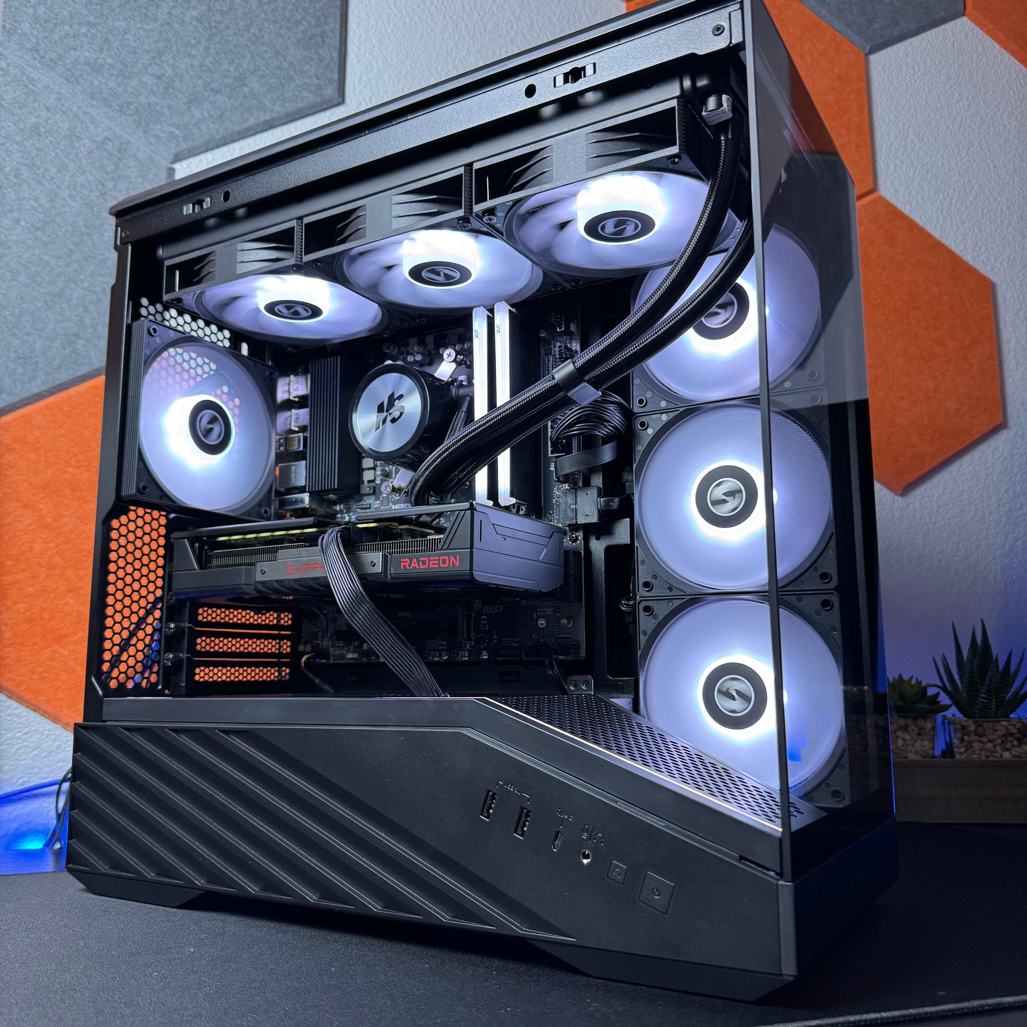 Custom Ryzen 5 7500X3D / RX 9060 XT 16g  Gaming PC Build