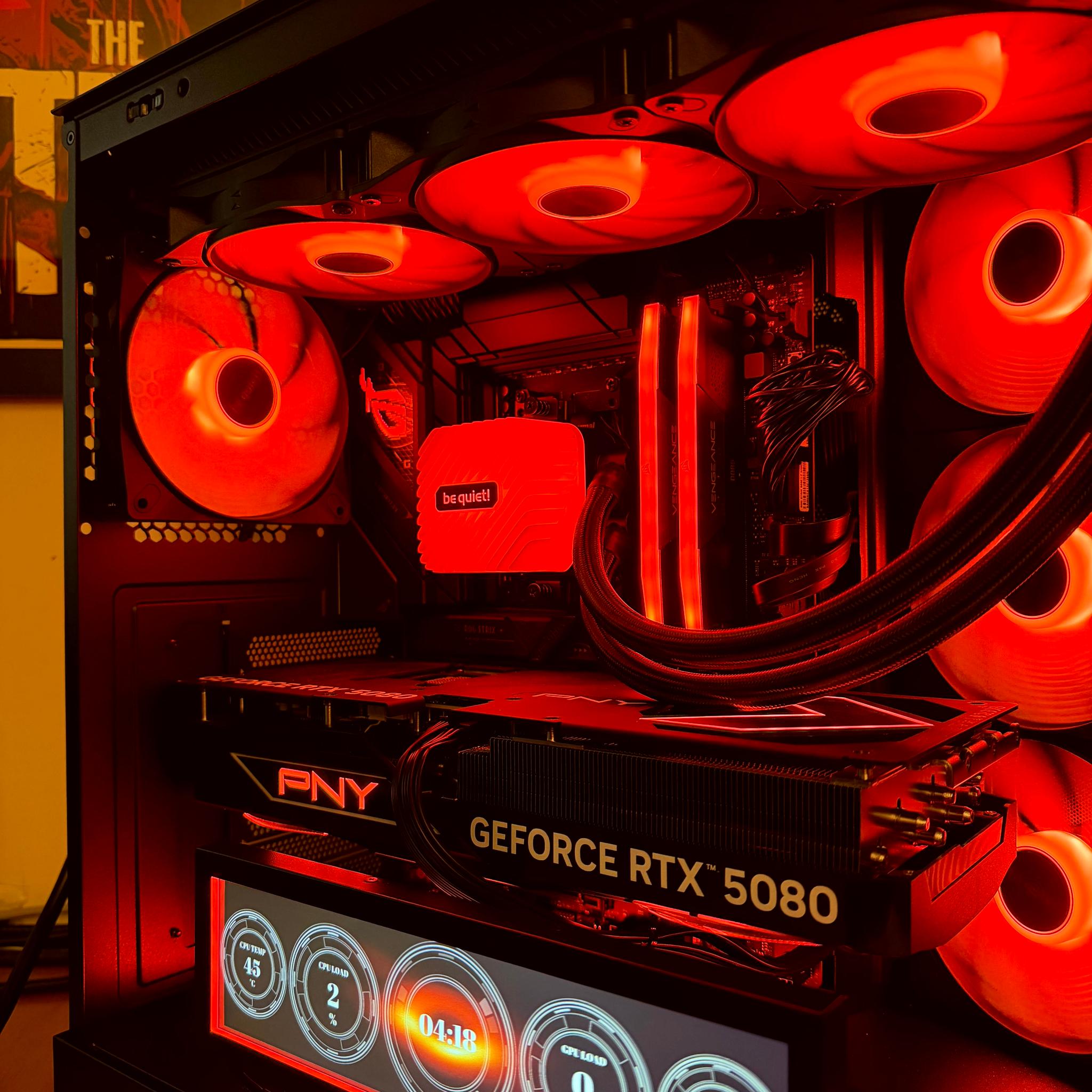 Event Horizon - RTX 5080 OC • Ryzen 7 9850X3D • 2TB Gen5 NVMe • 1000W Platinum PSU • New AM5 Build