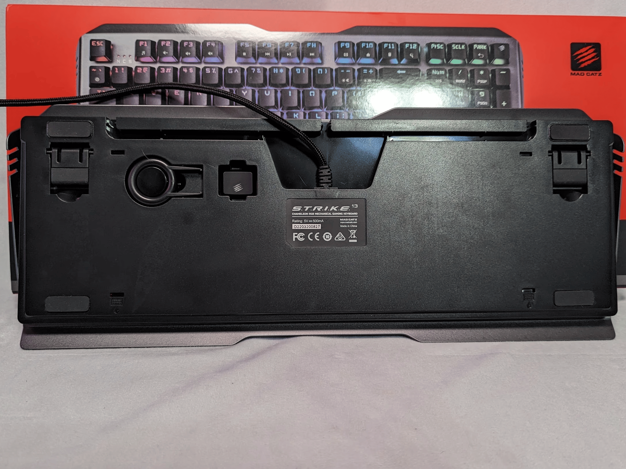 Mad Catz S.T.R.I.K.E. 13 Compact Mechanical Wired RGB Gaming Keyboard