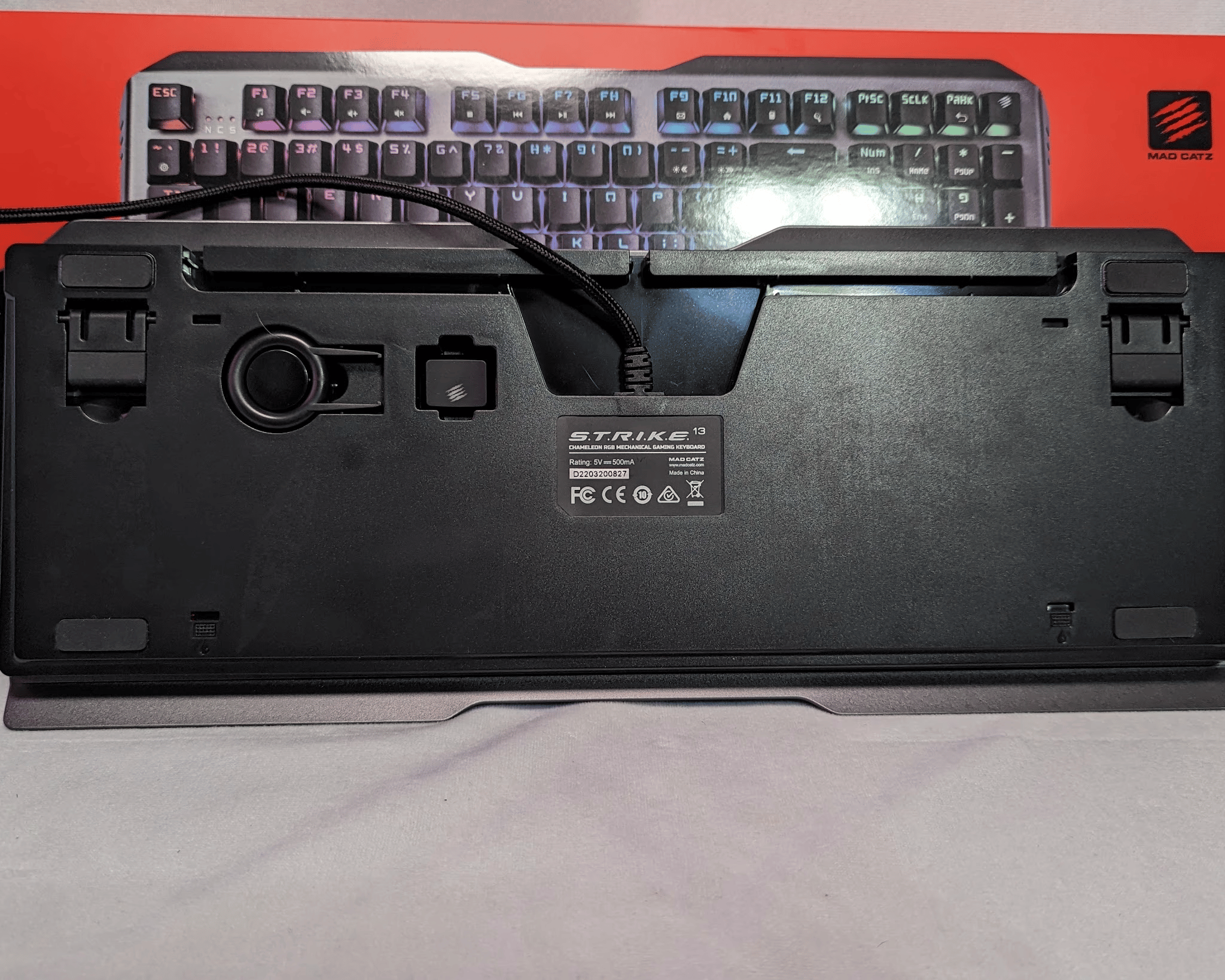 Mad Catz S.T.R.I.K.E. 13 Compact Mechanical Wired RGB Gaming Keyboard