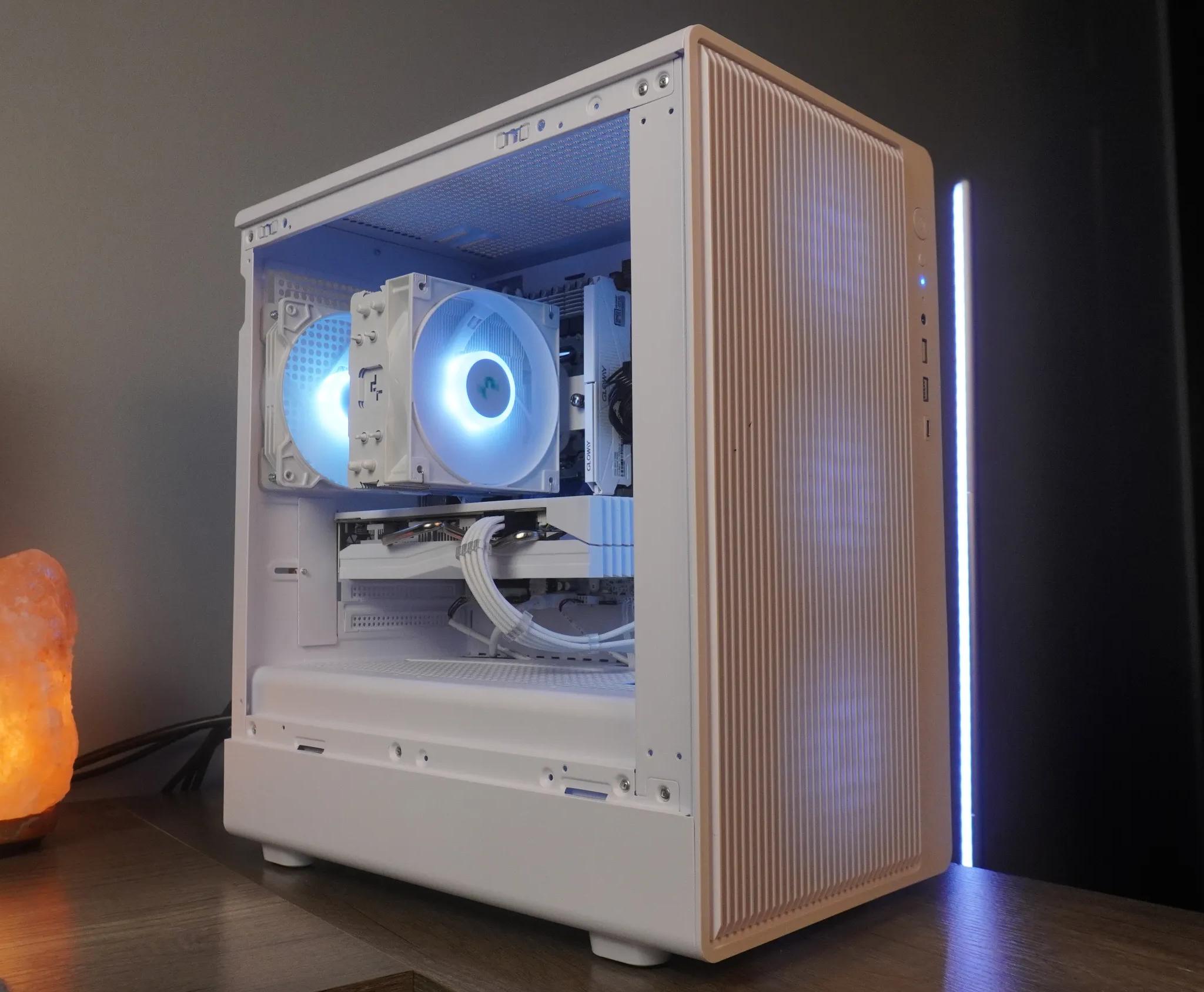 🤍ALL WHITE🤍 Gaming PC 🧡 RX 580 2048SP 💙 Intel Xeon 10 Cores 20 Threads | 16GB | 1TB
