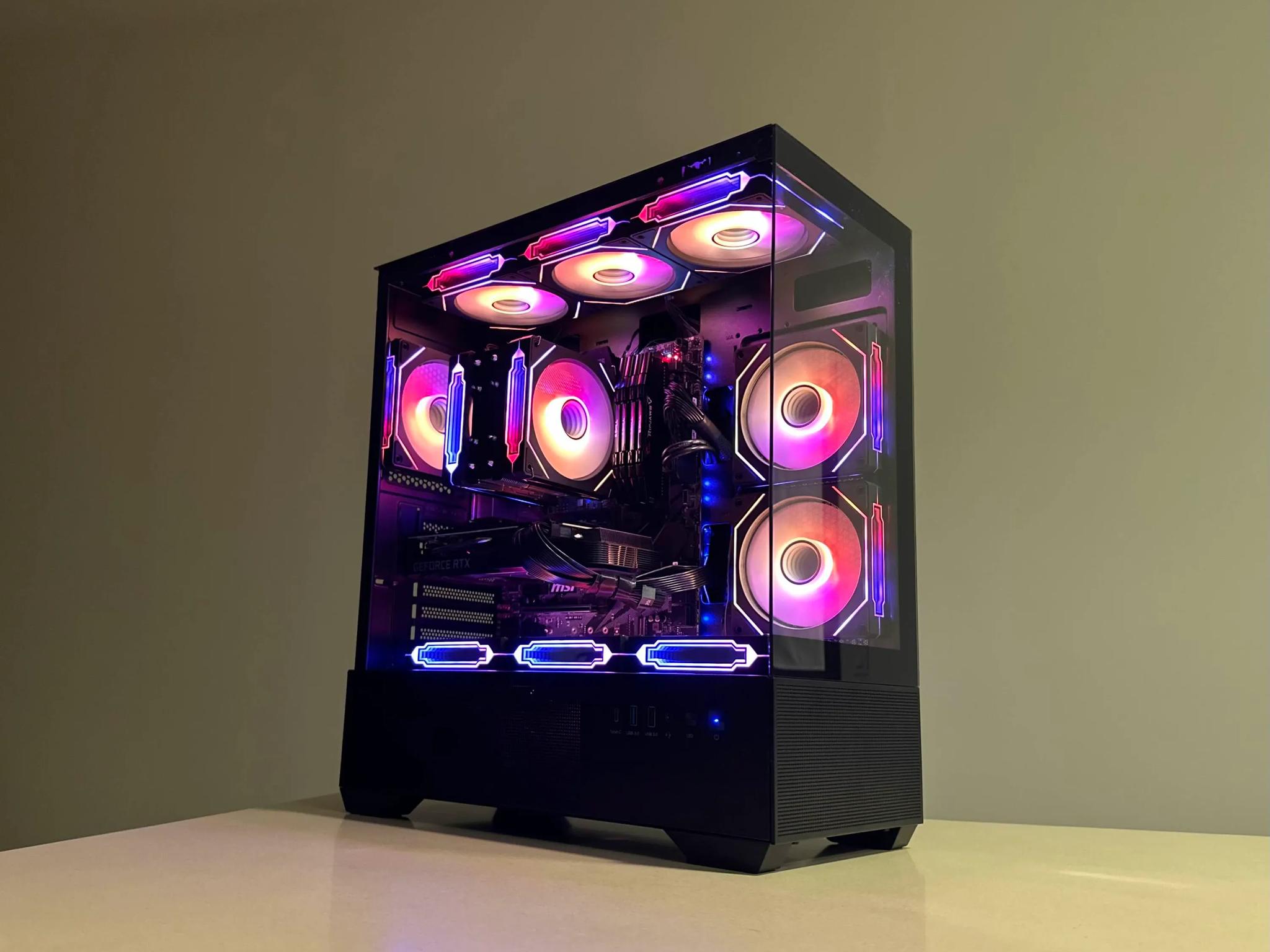 Powerful Gaming PC - Intel Core i7-9700K | ASUS NVIDIA RTX 3060 Ti | 32GB Ram | 1TB SSD | Win11