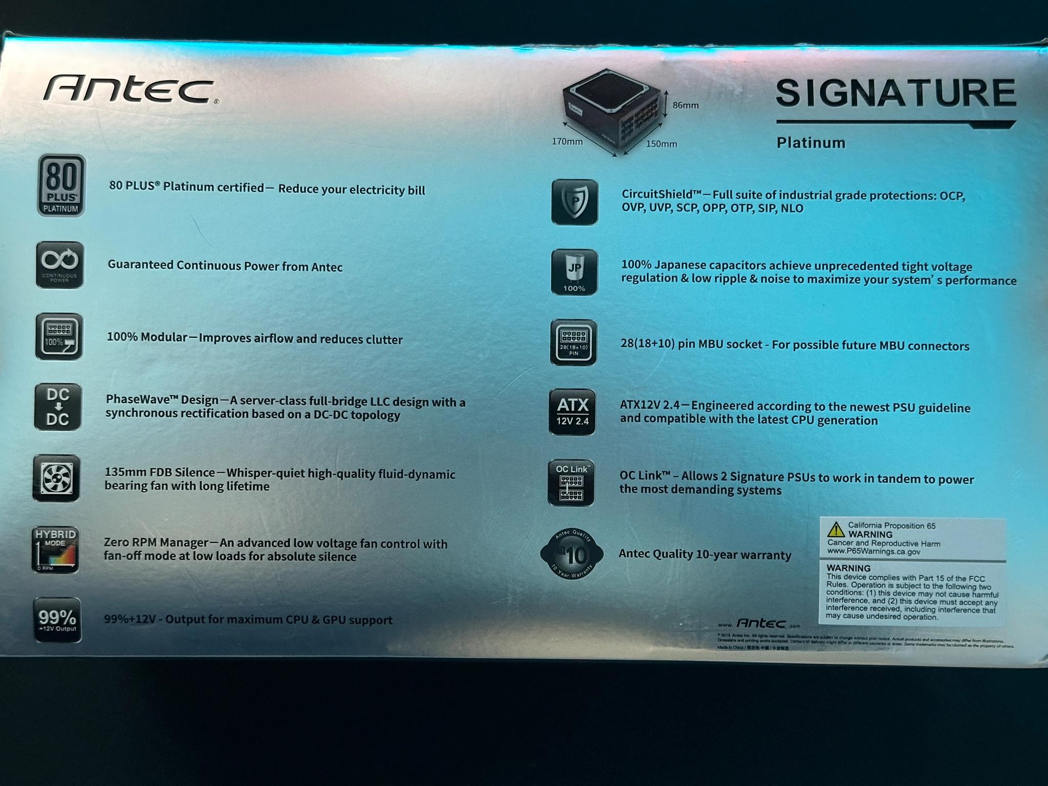 Antec Signature 1000W Platinum