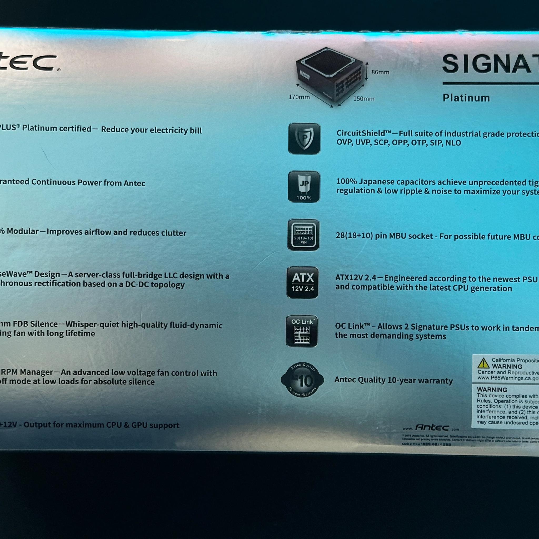 Antec Signature 1000W Platinum