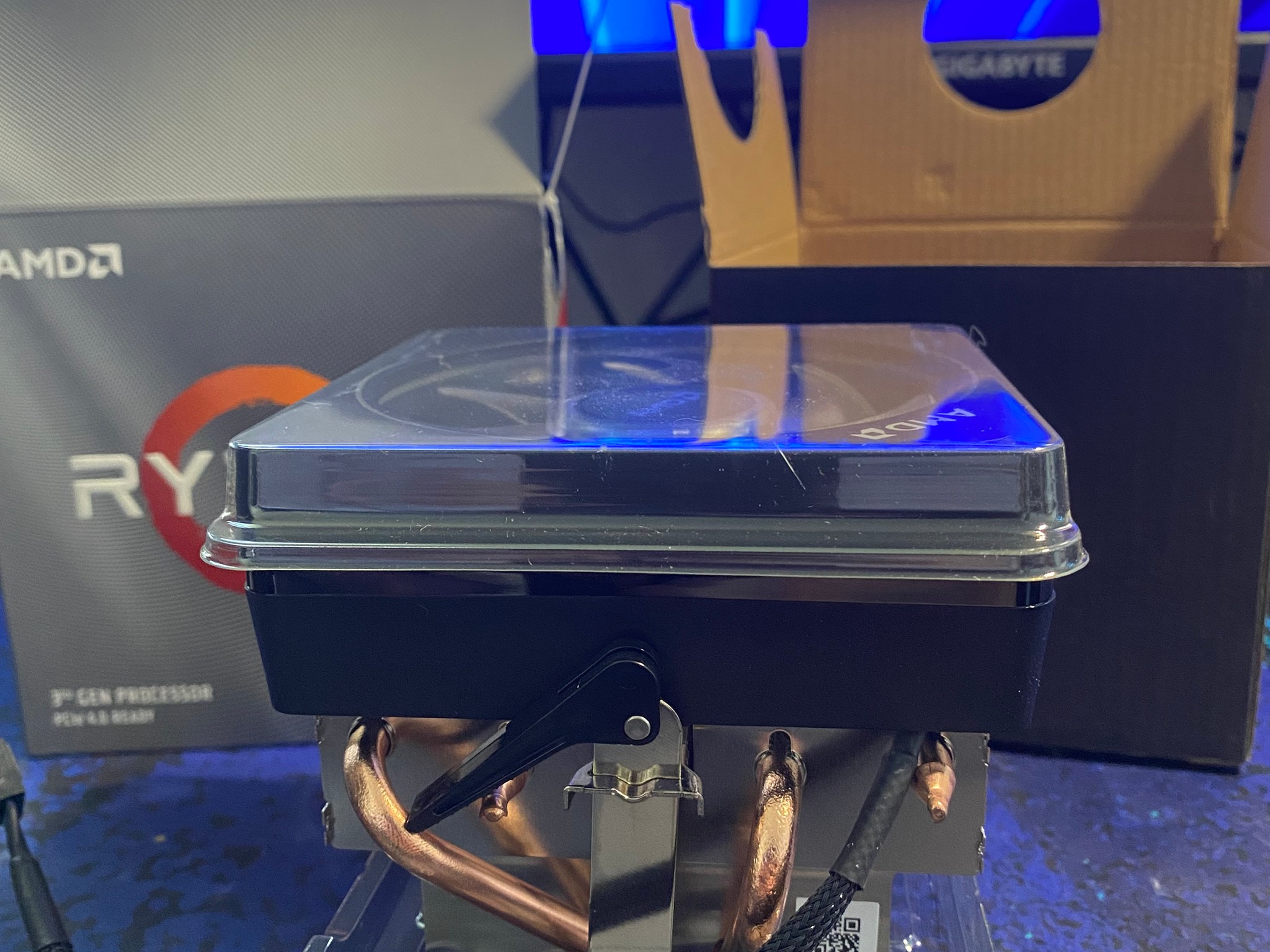 R7 3700X Box With Wraith Prism Cooler Unused in box