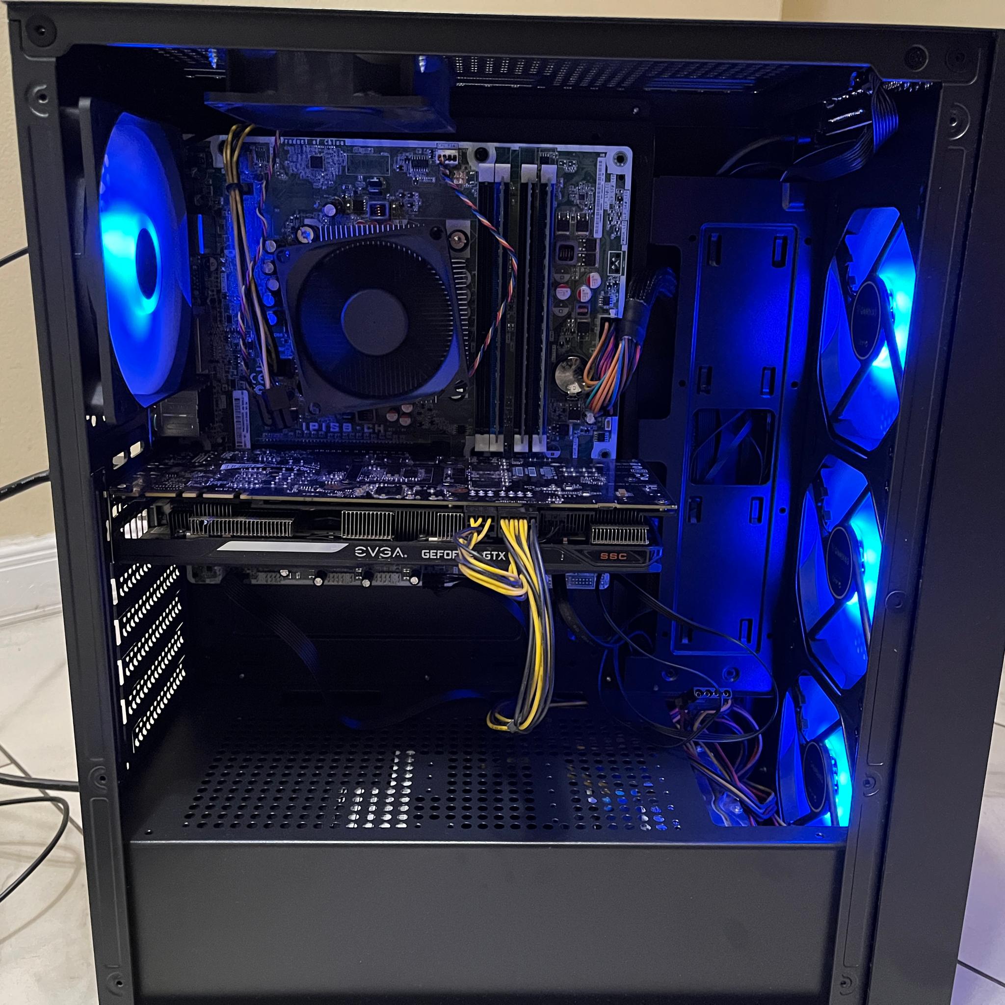 🟢🔥 Budget Gaming PC - Intel i7-2600, GTX 970, 1.2 TB Storage, 12 GB RAM w/ RGB Case🟢🖥️