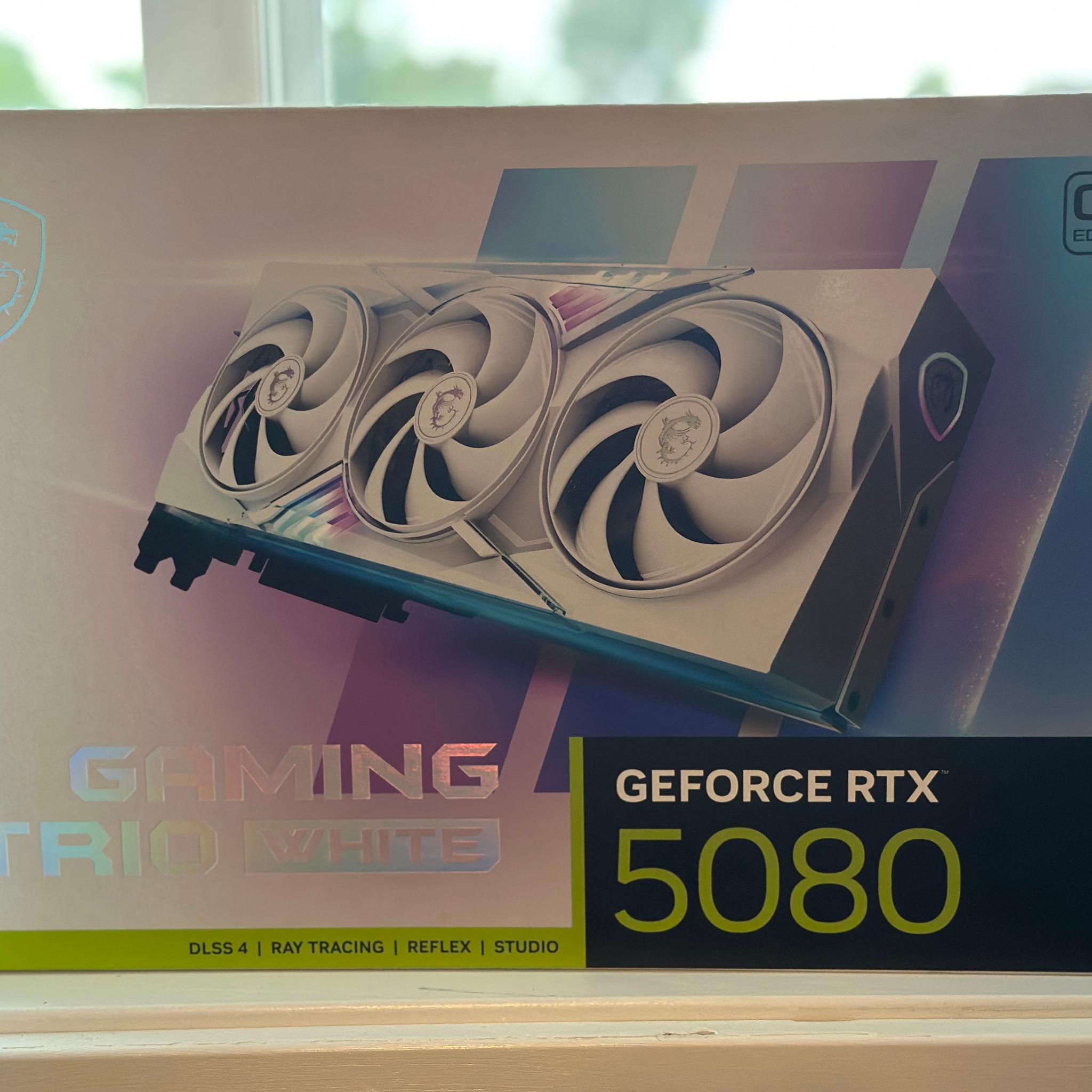 MSI GeForce RTX 5080 16G GAMING TRIO OC WHITE