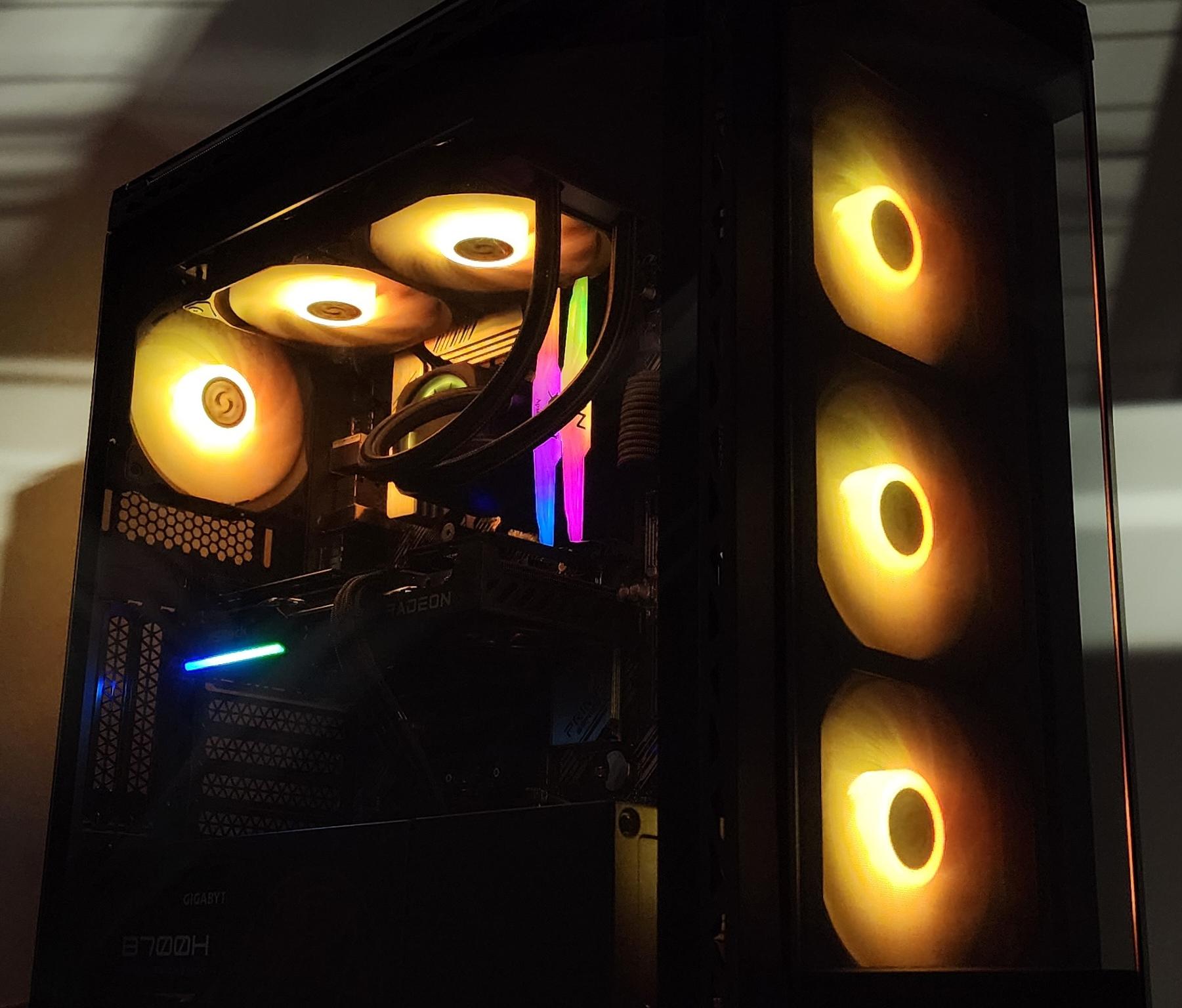 Gaming PC Ryzen 7 5700X 16GB RAM 1TB SSD RX 9060 XT 16GB Windows 11 Computer