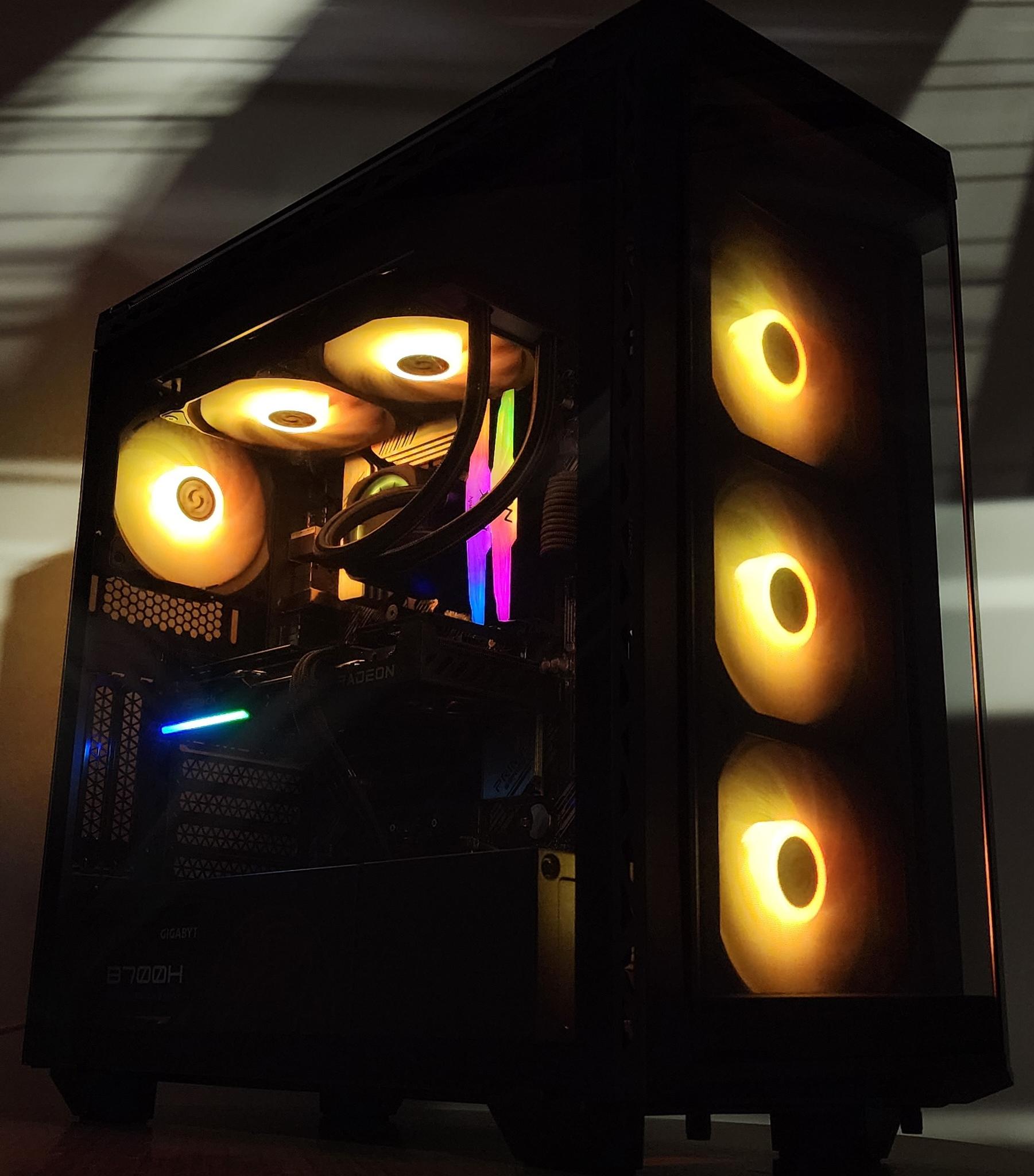 Gaming PC Ryzen 7 5700X 16GB RAM 1TB SSD RX 9060 XT 16GB Windows 11 Computer