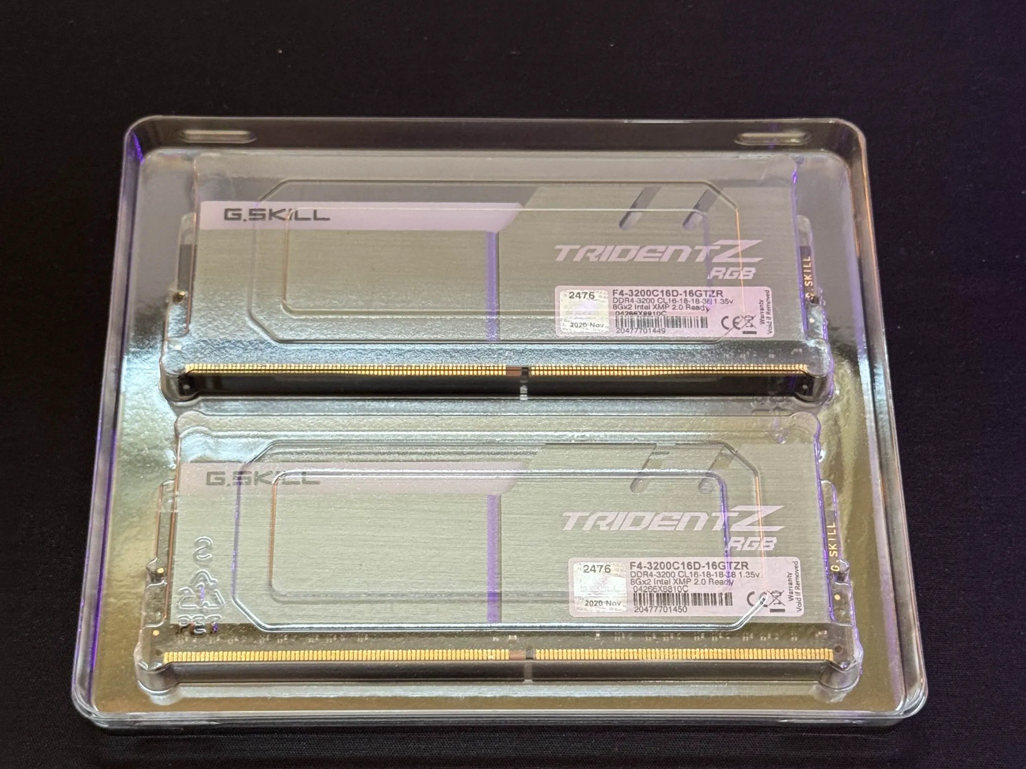 G.SKILL Trident Z RGB Series (XMP) DDR4 RAM 16GB (2x8GB)
