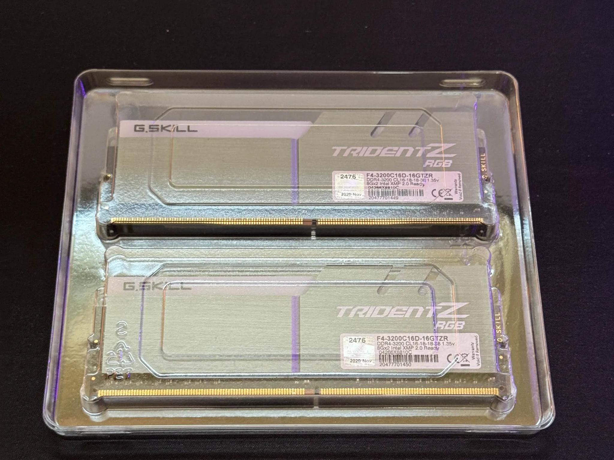 G.SKILL Trident Z RGB Series (XMP) DDR4 RAM 16GB (2x8GB)