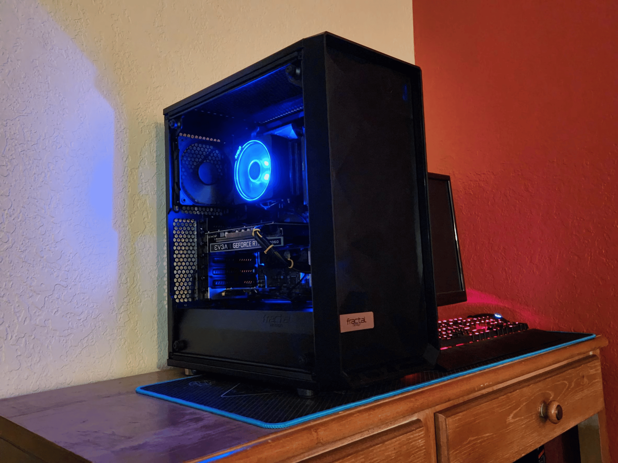 Ryzen 3600 with EVGA 2060 KO, great midrange PC!