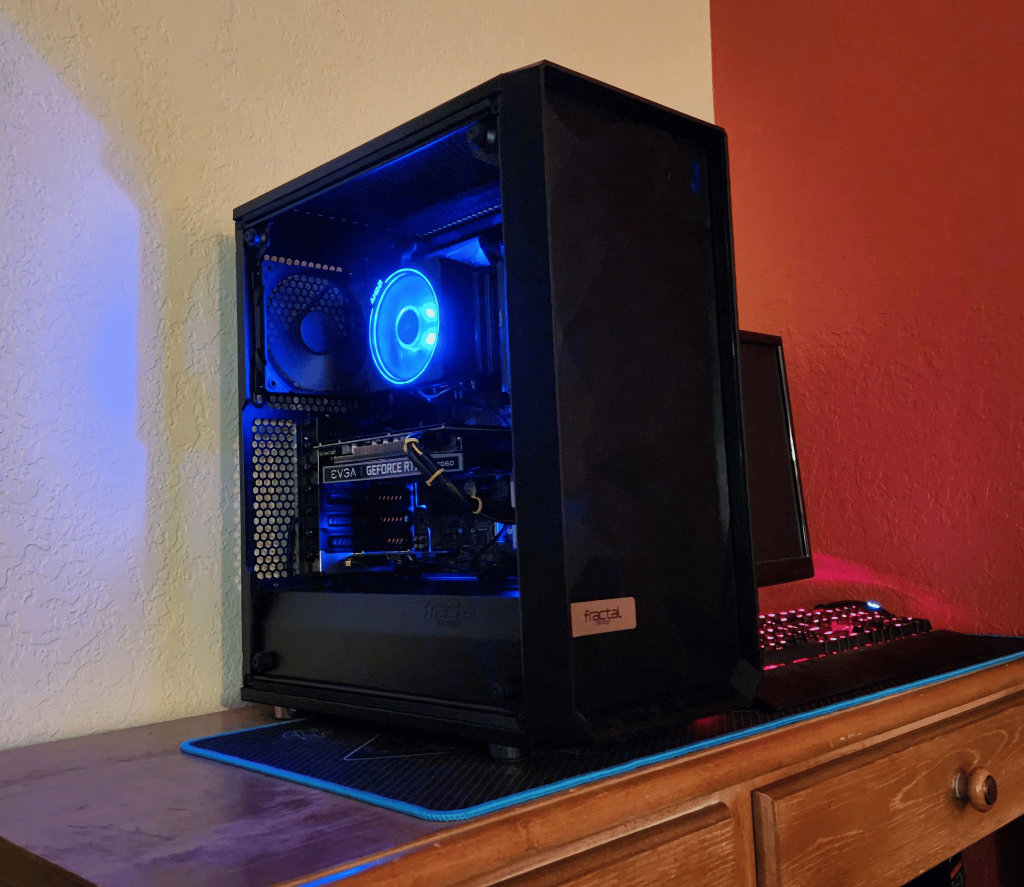 Ryzen 3600 with EVGA 2060 KO, great midrange PC!