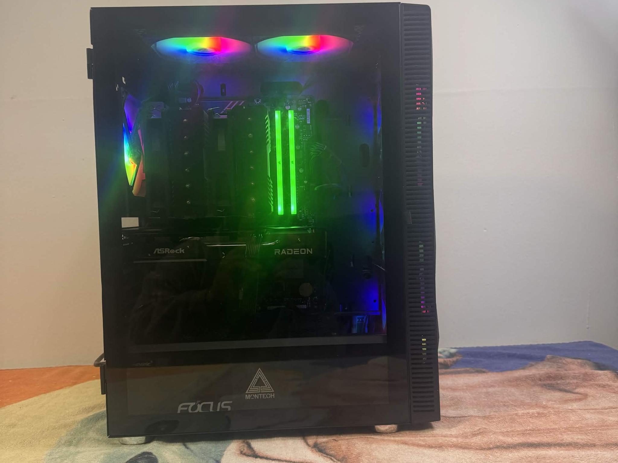 Custom Gaming PC – Ryzen 5 7600x / ASRock 9060xt Dual Fan / 32GB RAM