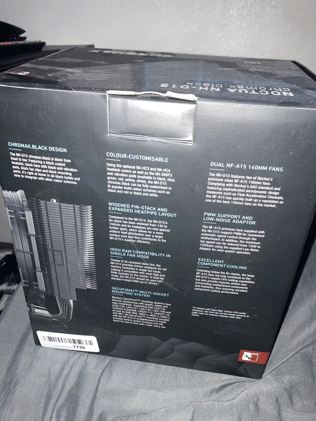USED. (5 MONTHS) NOCTUA NH-D15