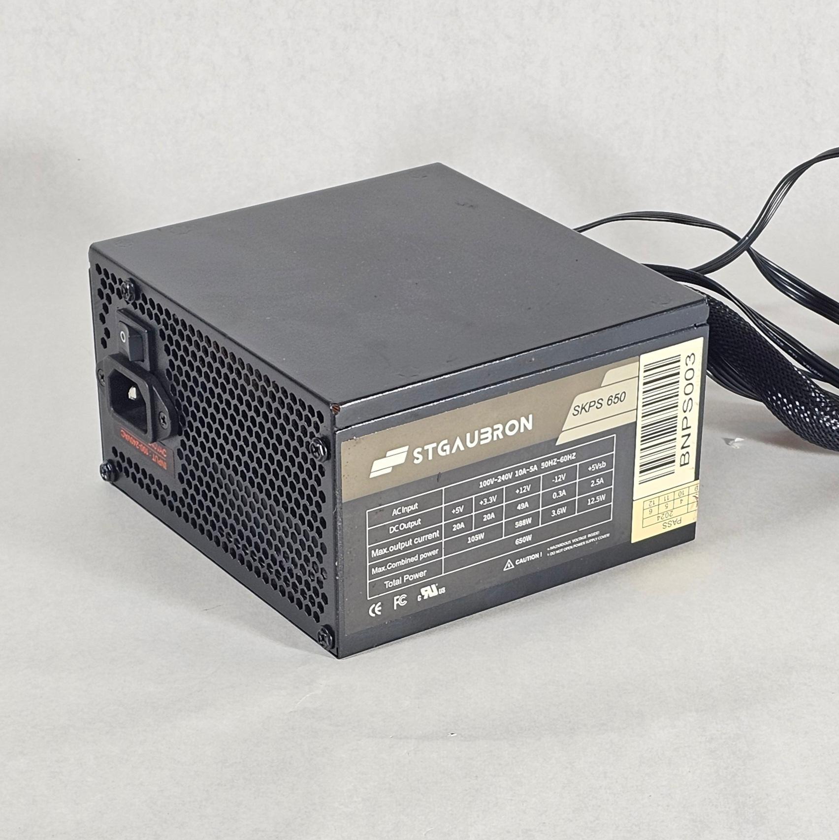 650 Watt STGAUBRON SKPS 650W Power Supply - Like New