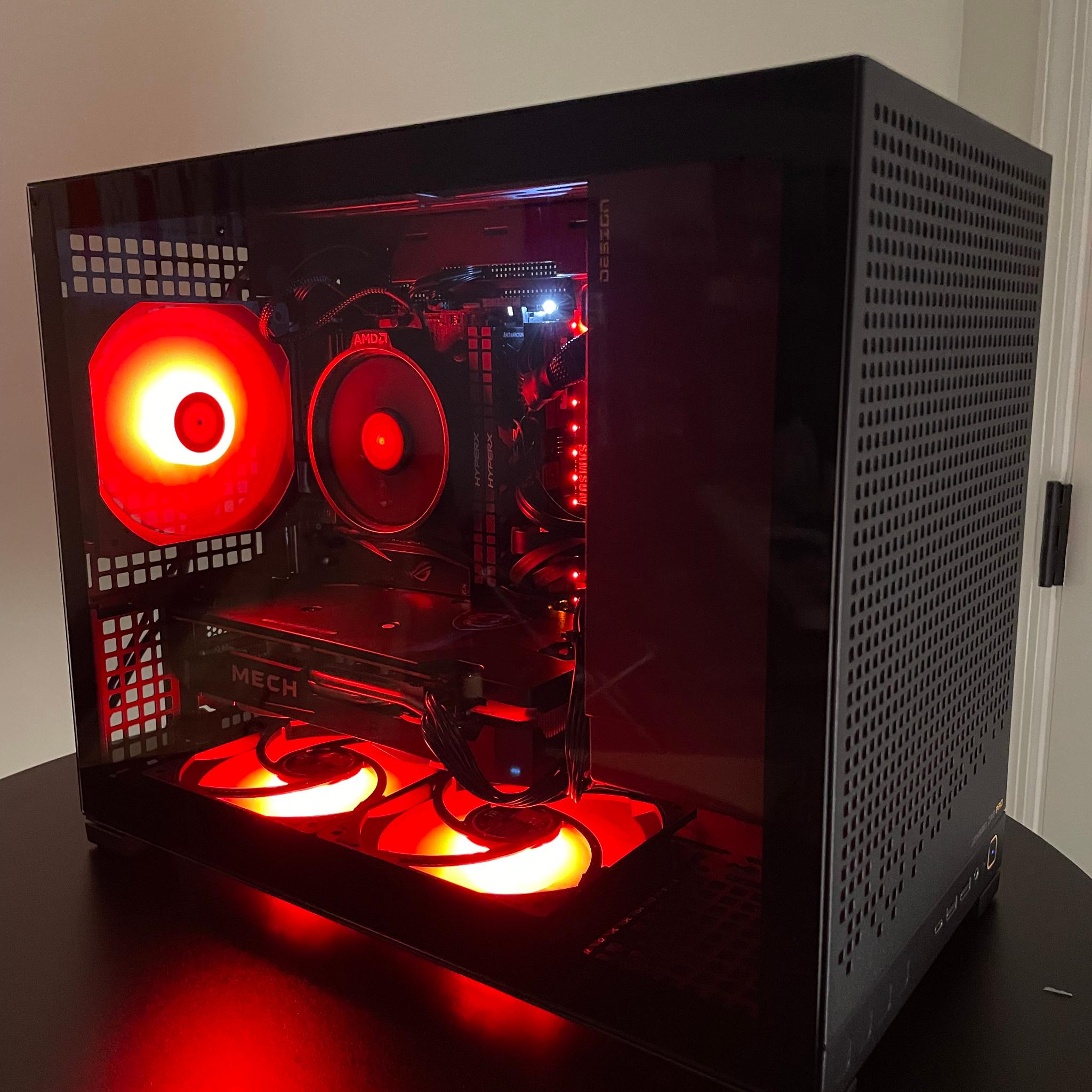 Small Form Factor Gaming PC | RX 6600XT + Ryzen 5 5500 | 16GB RAM | ~1TB SSD