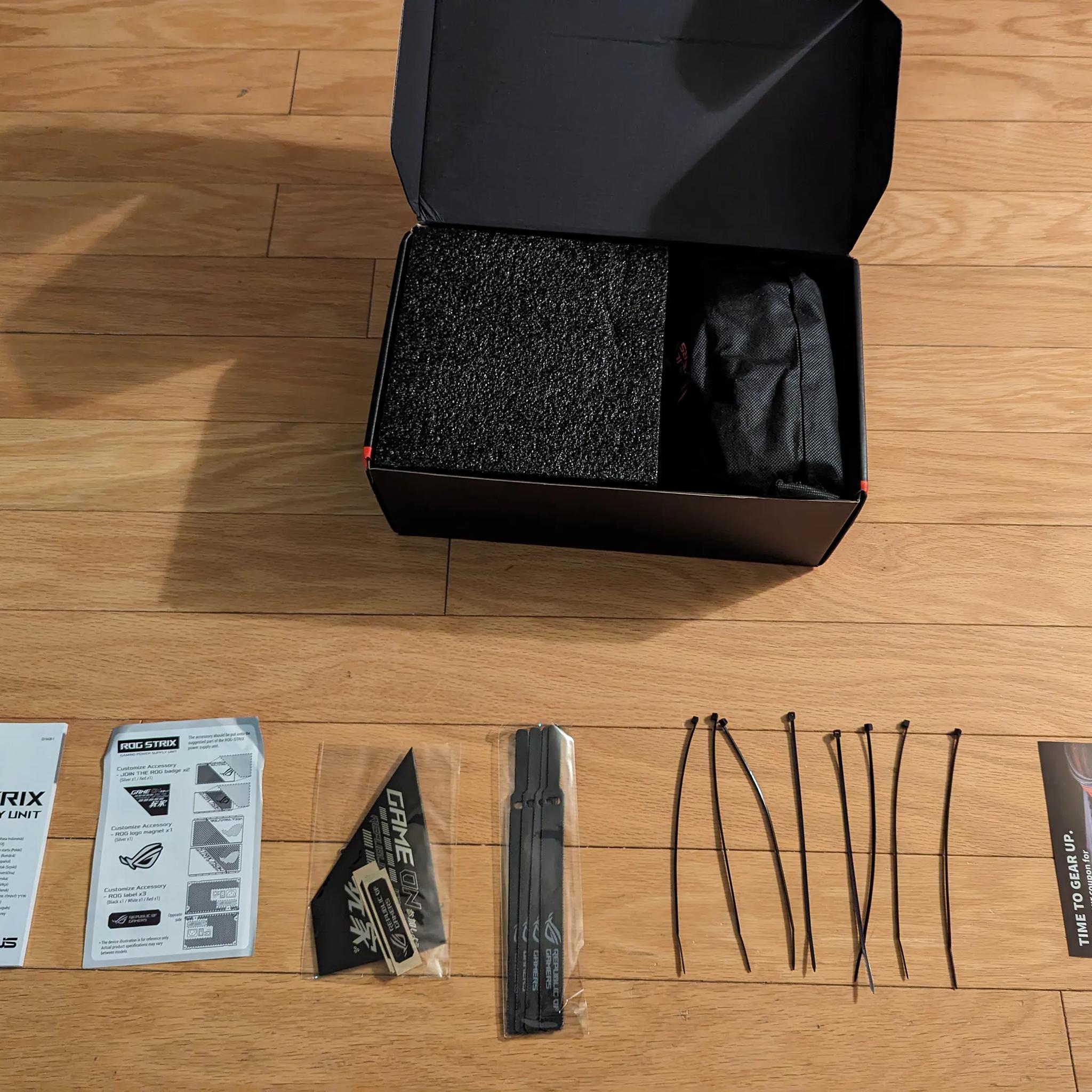 New Unused Open RoG Strix 1000W PSU For Sale!