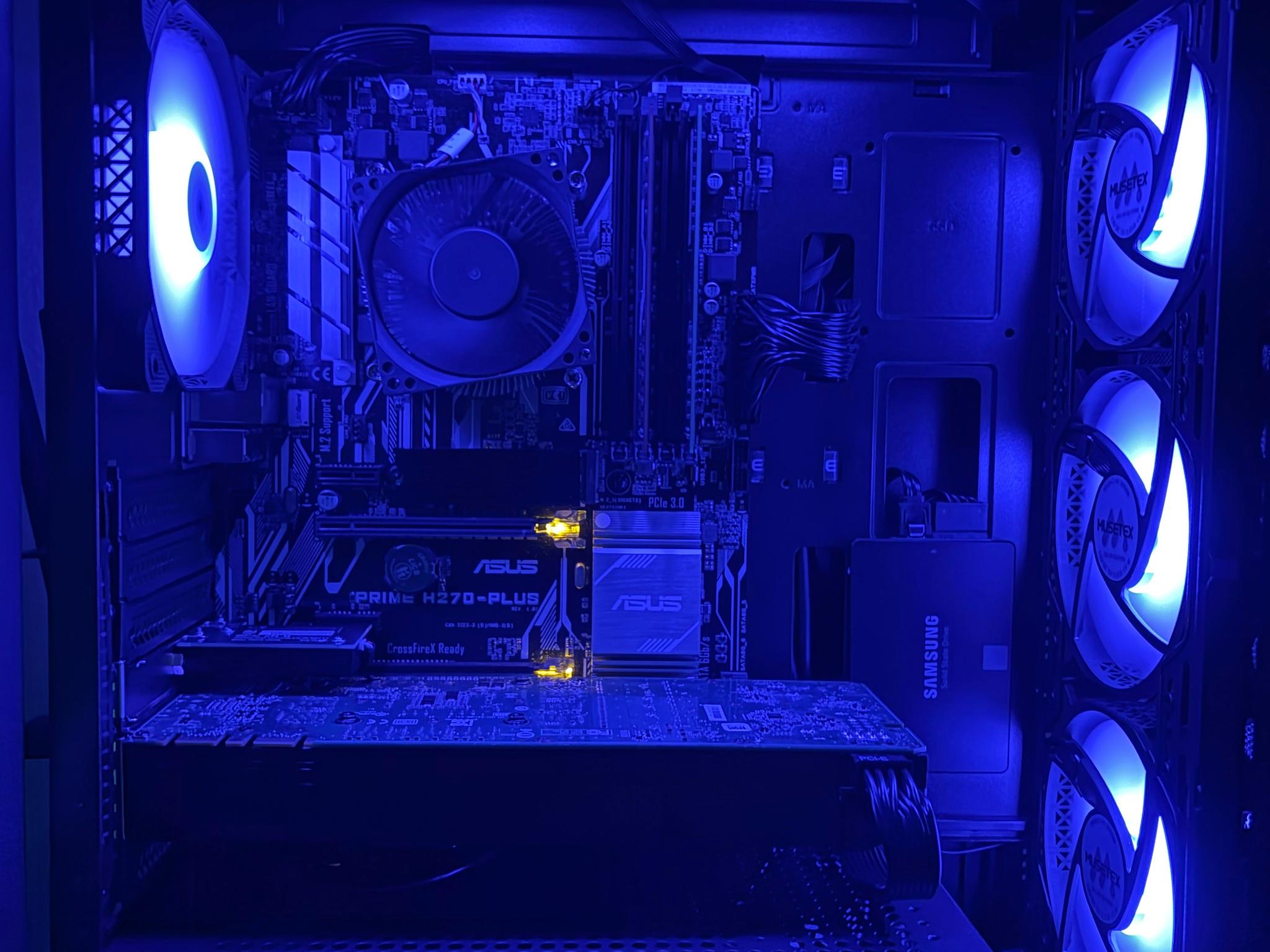 Custom PC - Intel i7-7700 | GTX 1070 | 32GB DDR4 | 256GB NVMe + 500GB SATA SSD | WIFI + BT | Win11