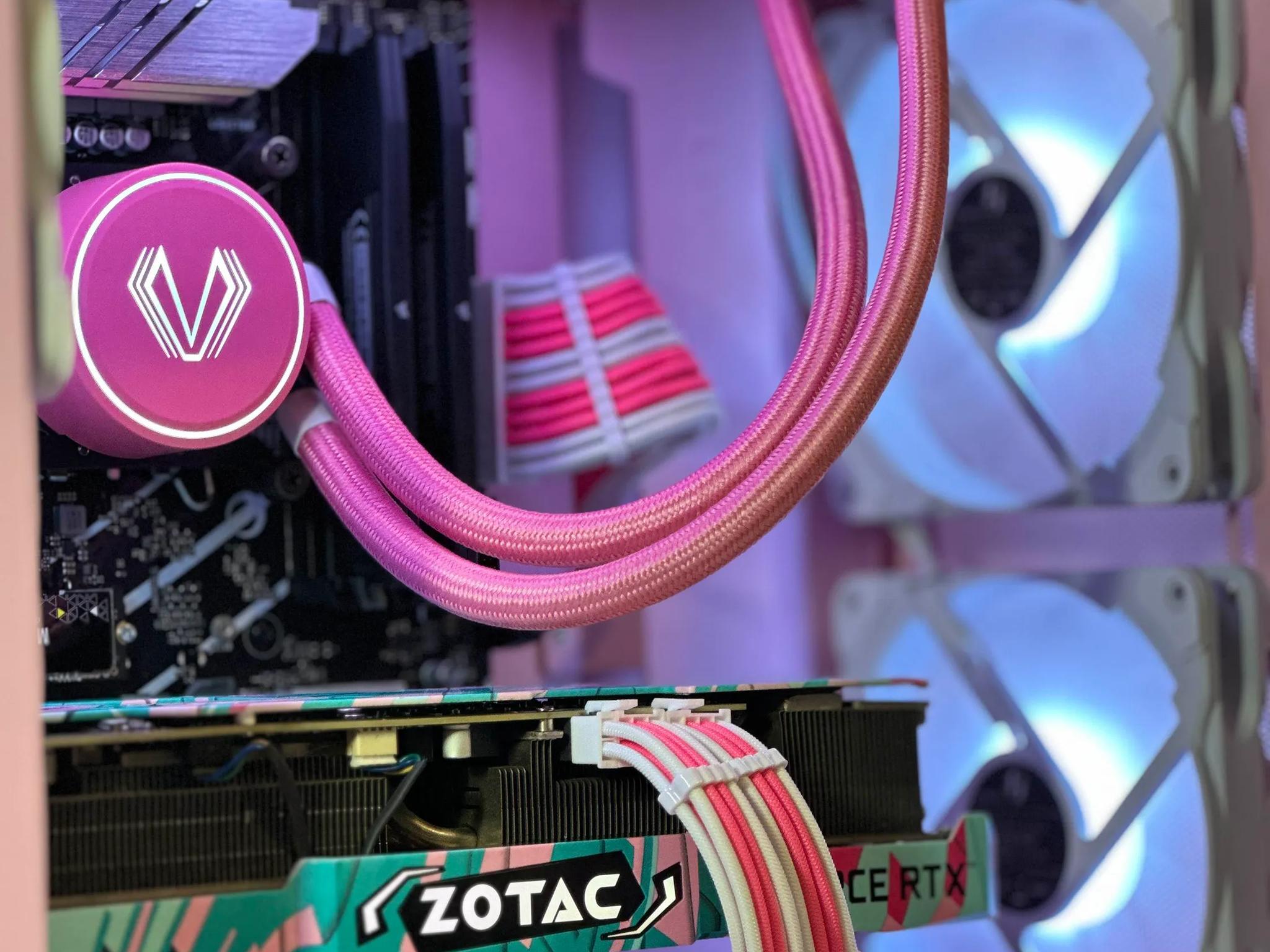 Pink Gaming PC | Intel i7-12700KF | Nvidia RTX 3080 10GB | 32GB RAM | 1TB SSD | WIFI |