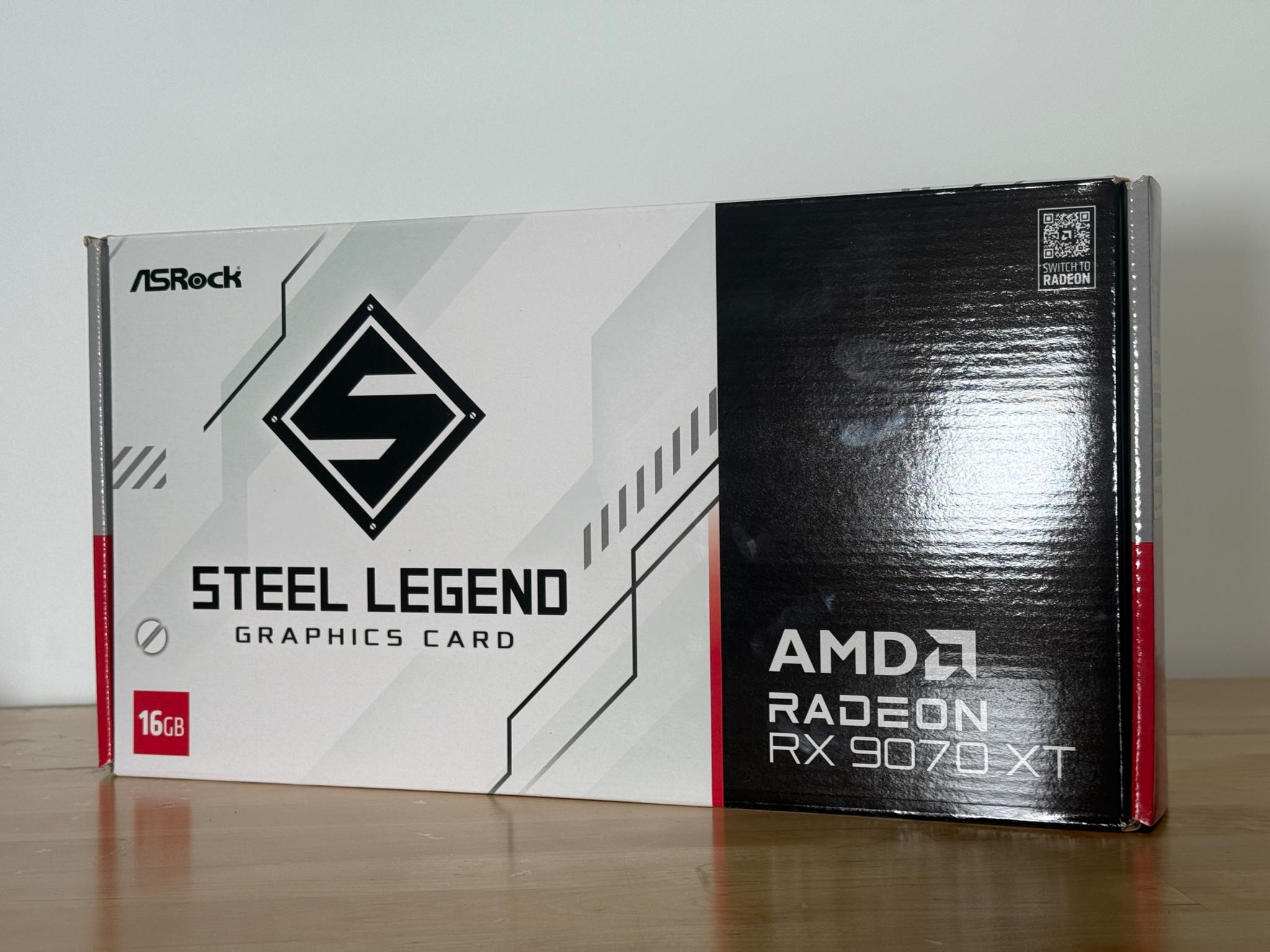 RX 9070XT  Asrock Steel Legend