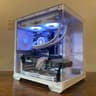 WHITE GAMING PC | RTX 3070 8gb | Ryzen 5 5600gt | 32 gb DDR4 Ram | 2 tb NVME SSD | Windows 11 + WIFI