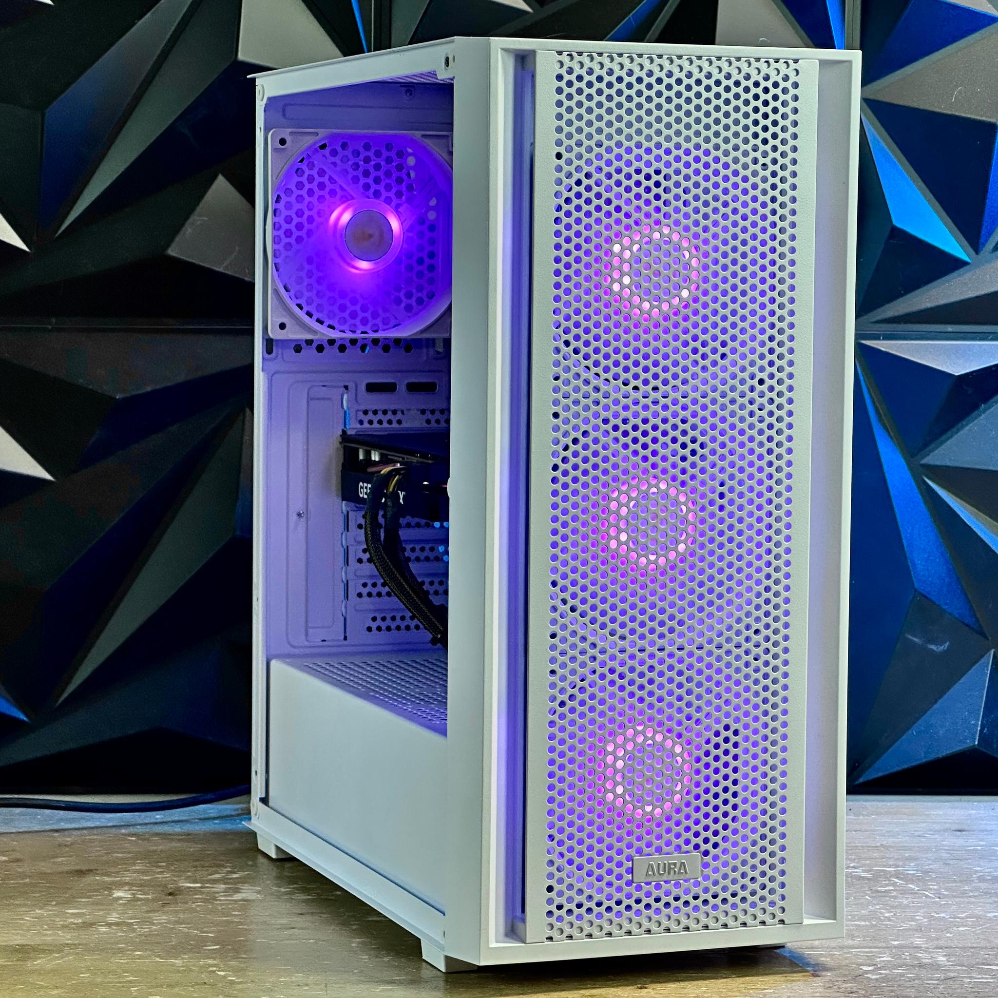 Nvidia RTX 4060 | Intel core i7 4770 | 32GB RAM | SSD+1TB | Wi-Fi/BT | Win 11 Custom White Gaming PC