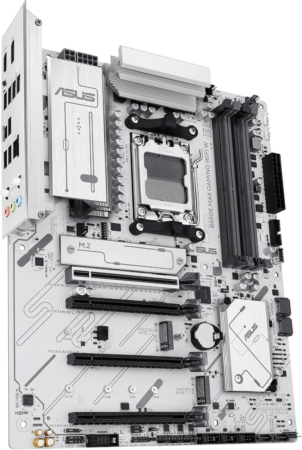 ASUS B650E MAX GAMING WIFI W AMD B650E AM5 DDR5 ATX Desktop Motherboard
