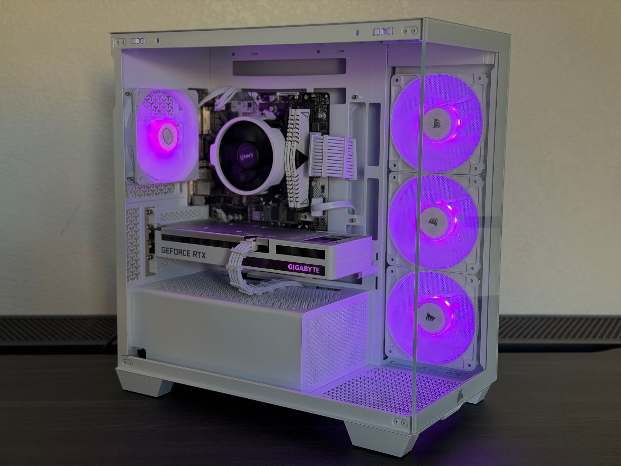 All White Gaming PC - RTX 3060 12GB | Ryzen 7 3700