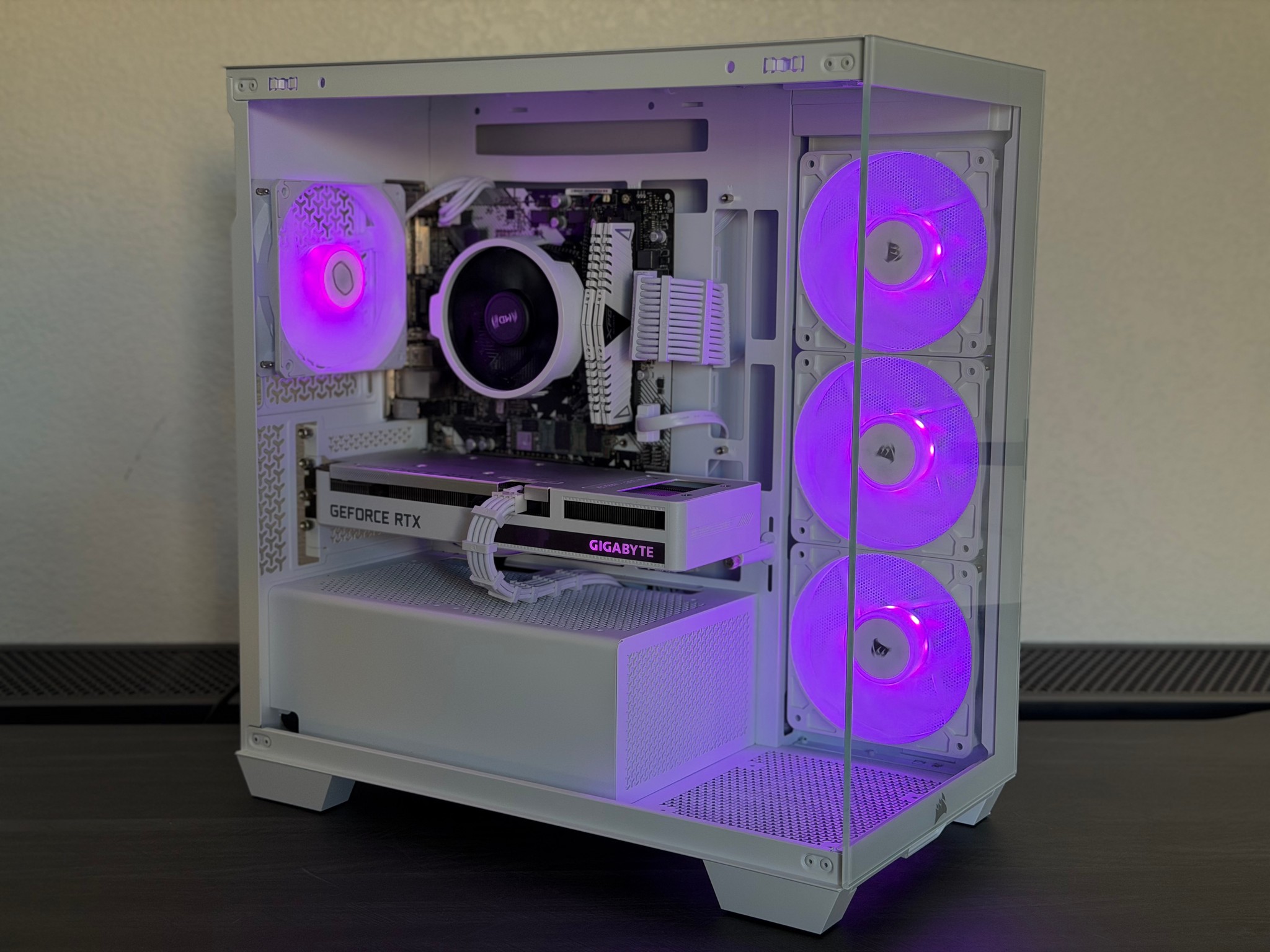 All White Gaming PC - RTX 3060 12GB | Ryzen 7 3700