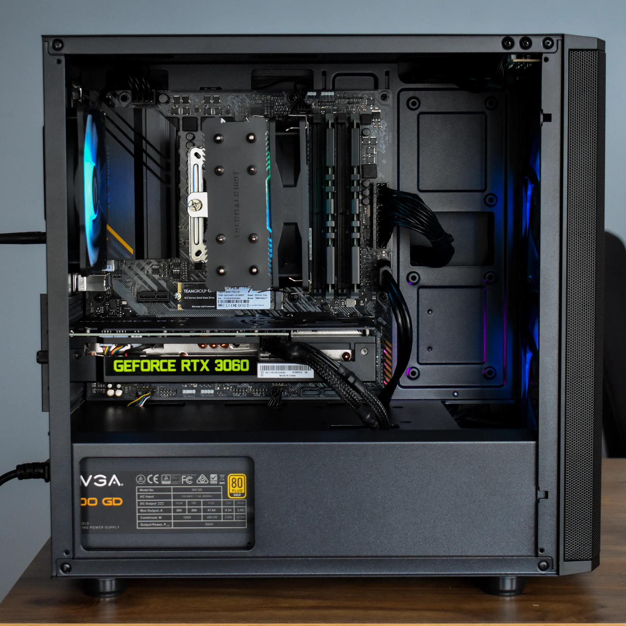 MID RANGE GAMING PC RTX 3060 12GB / Ryzen 5 5500