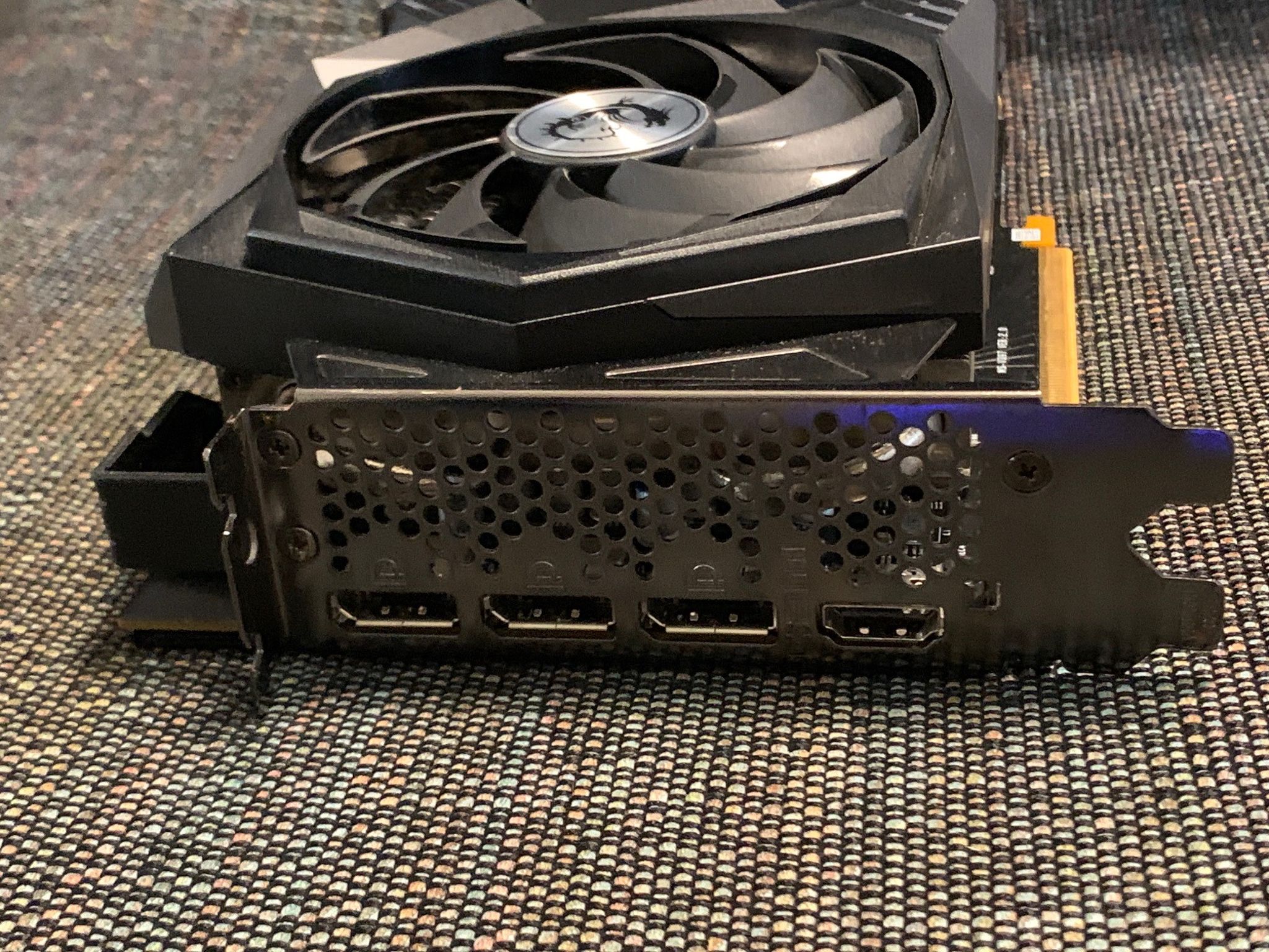 MSI ‎GeForce RTX 3060 Ti GAMING X 8G LHR GDRR6 Graphics Card, Used.