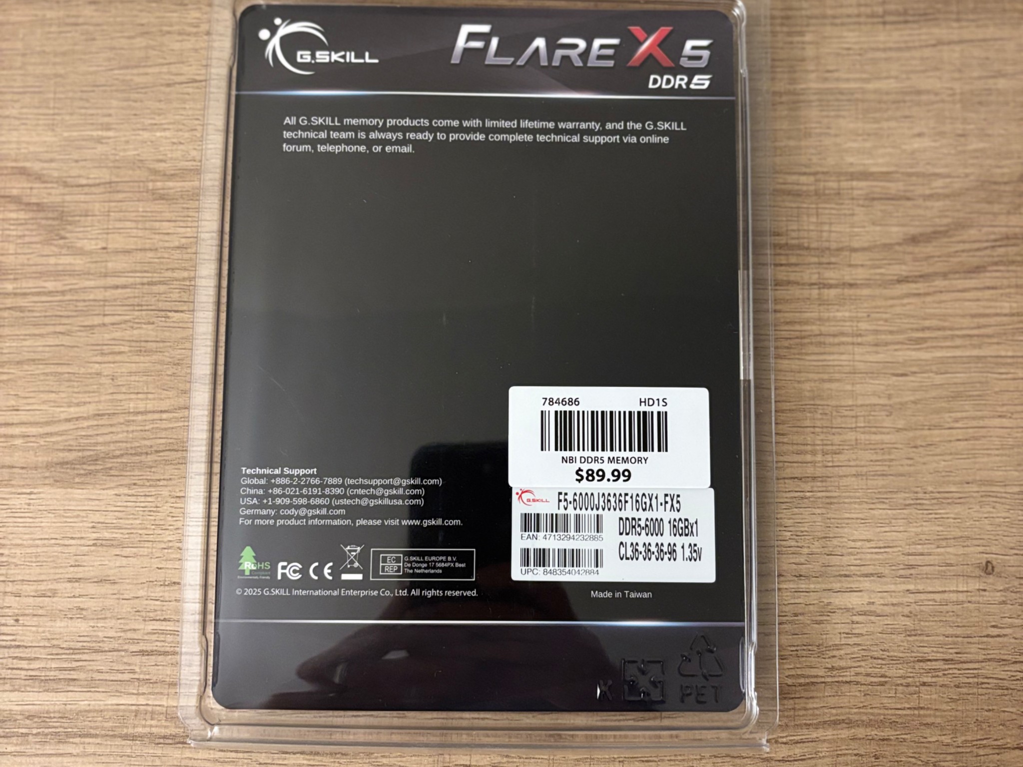 Flare X5 16GB 6000 CL36