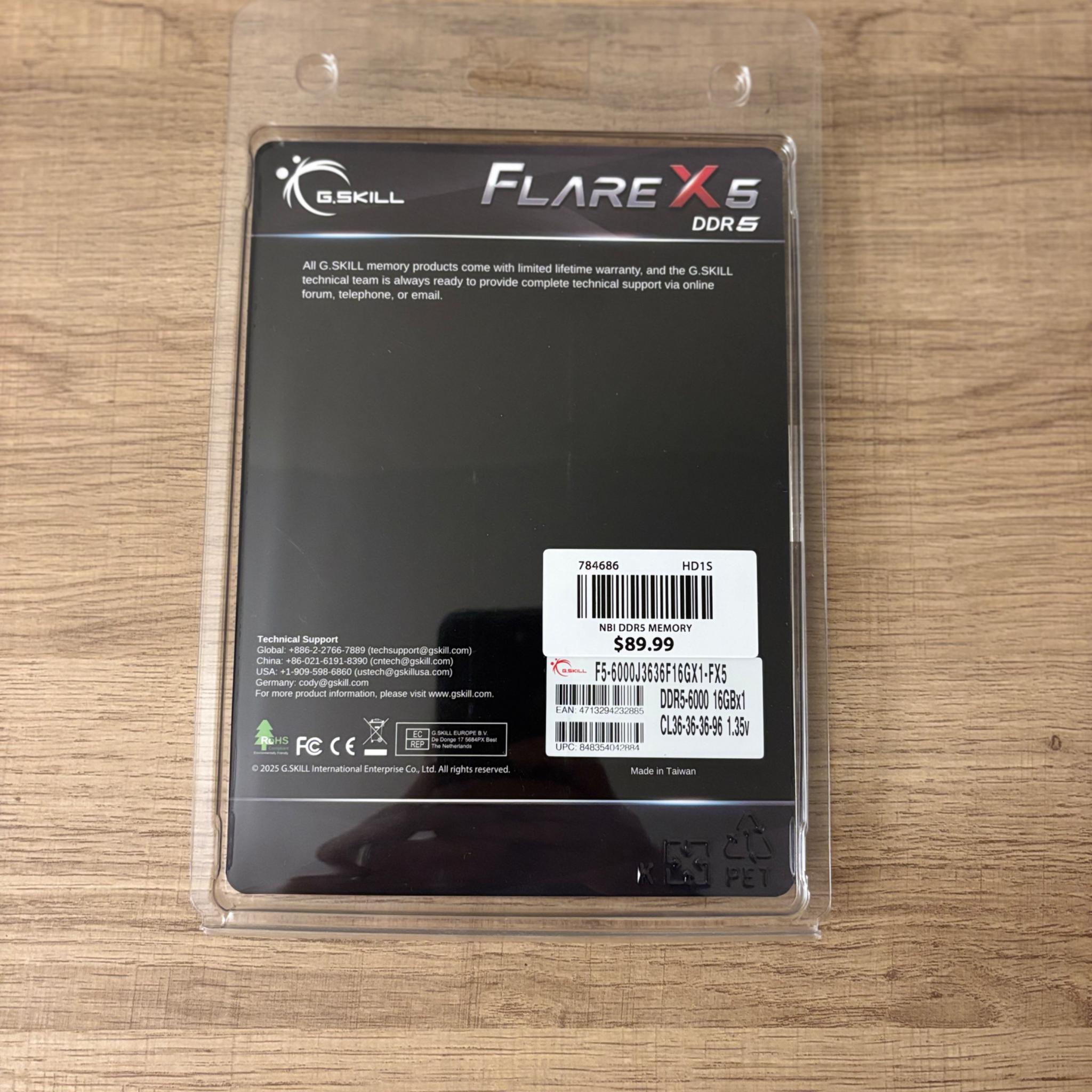 Flare X5 16GB 6000 CL36