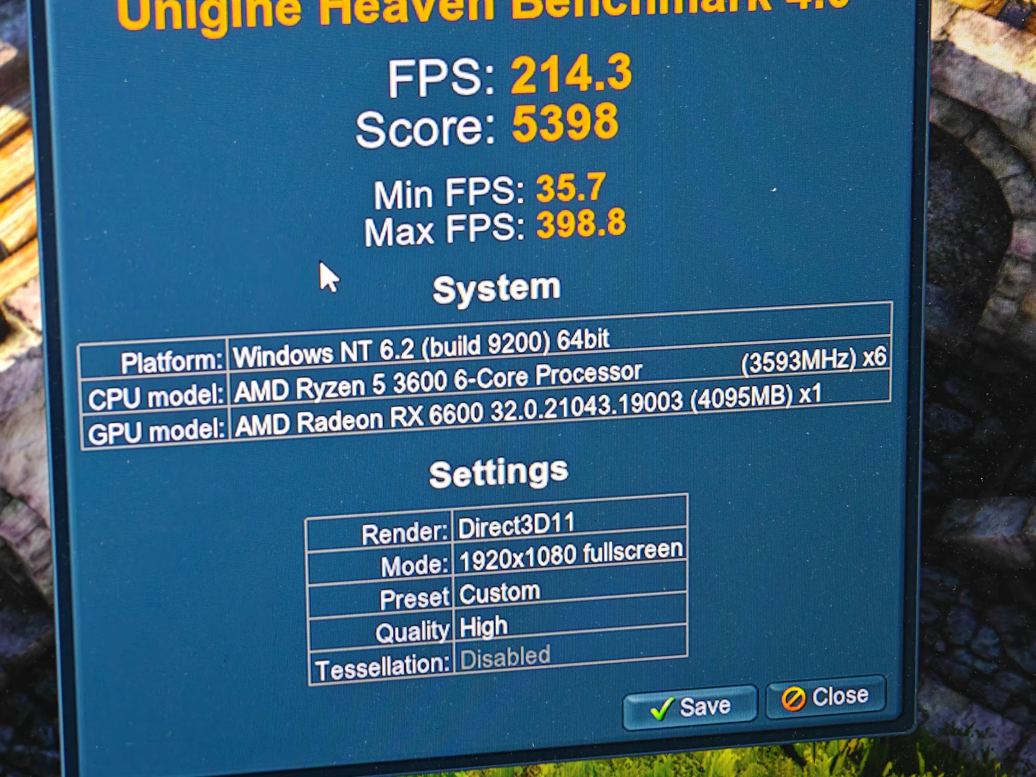 GAMING PC|AMD RYZEN 5 3600|16GB DDR4 3200|AMD RADEON RX 6600 8GB|1TB NVME SSD|WINDOWS 11 HOME ACTIVE