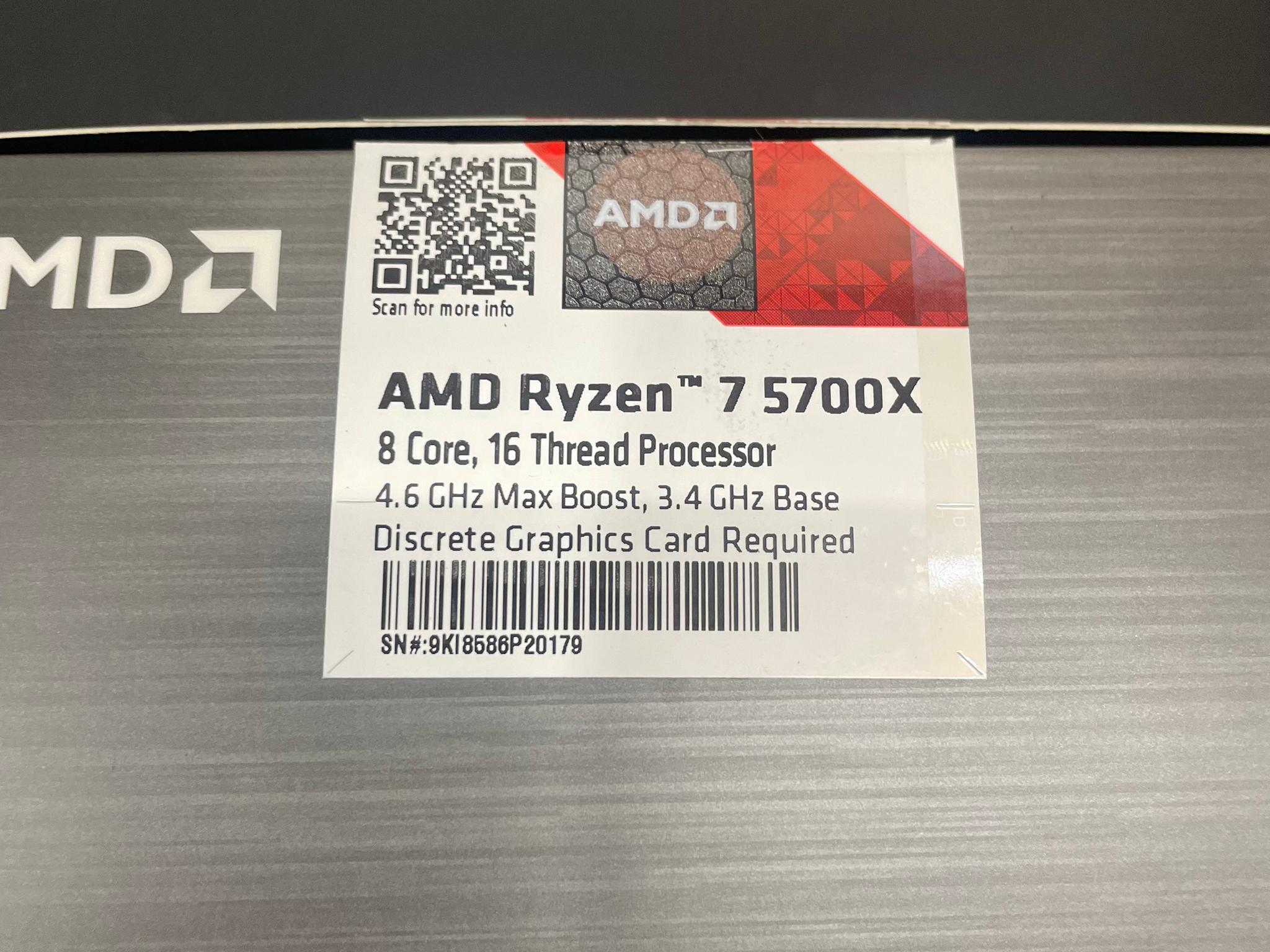 AMD Ryzen 7 5700x
