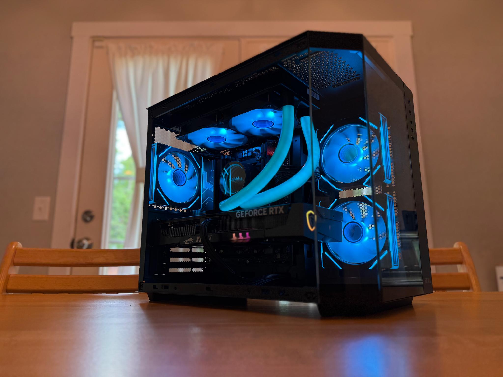 ⚫️🫘| RTX 5070 12gb, Ryzen 7 7700, 32gb DDR5, 1tb SSD WiFi Equipped ARGB Gaming PC!