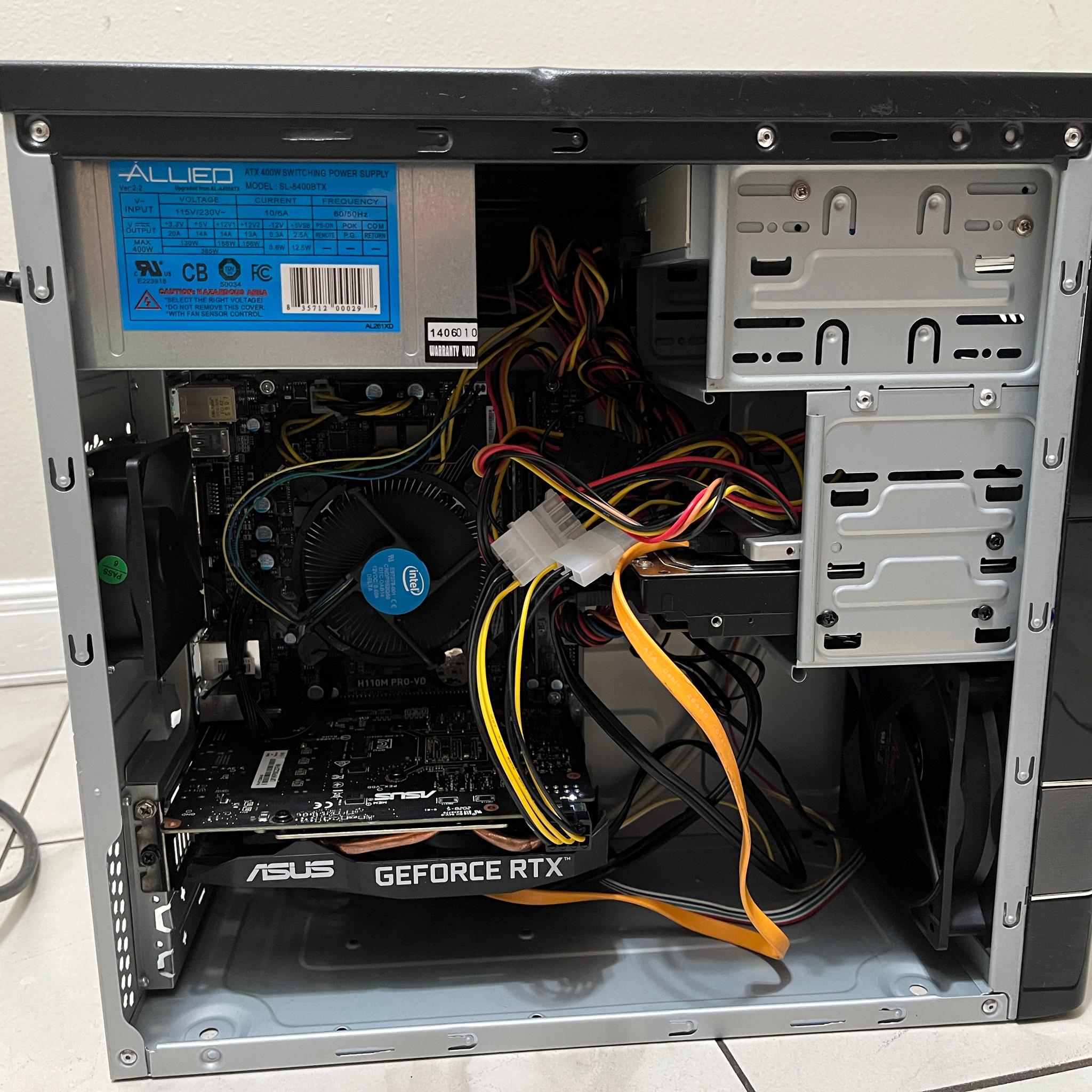 NVIDIA RTX 2060, Intel Core i5-6600, 16GB RAM, 1.2 TB Storage - Sleeper Gaming PC w/ Wi-Fi & BT