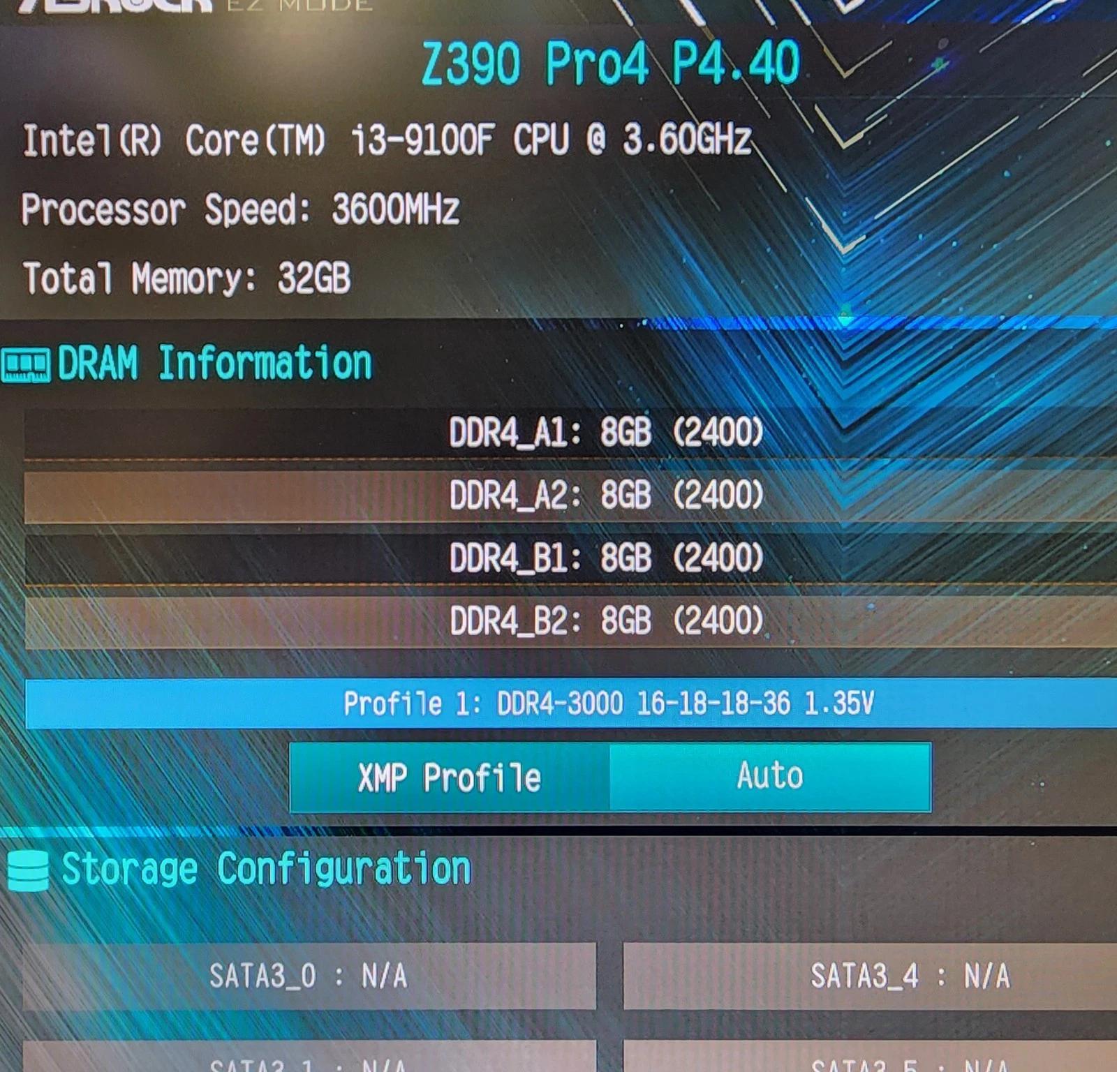 UPDATED BIOS ASROCK Z390 PRO4 LGA1151 DDR4 ATX MOTHERBOARD
