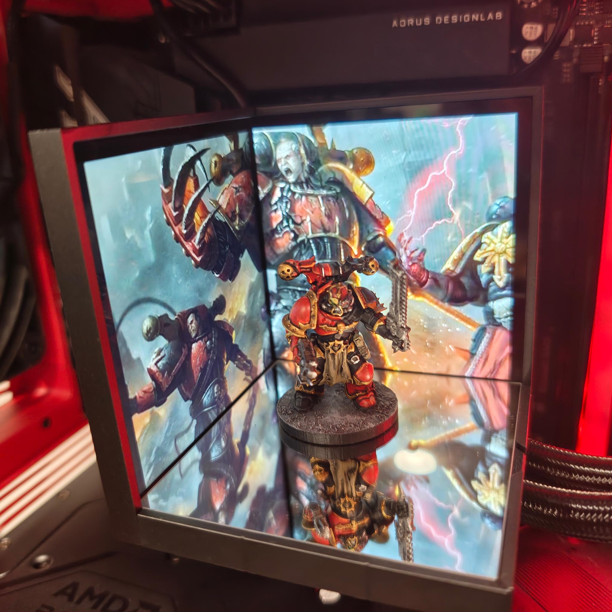 ELITE Performance CUSTOM WARHAMMER 40k GAMING PC, 9070XT, 4 TB nvme, 48 GB ddr 5 ram!