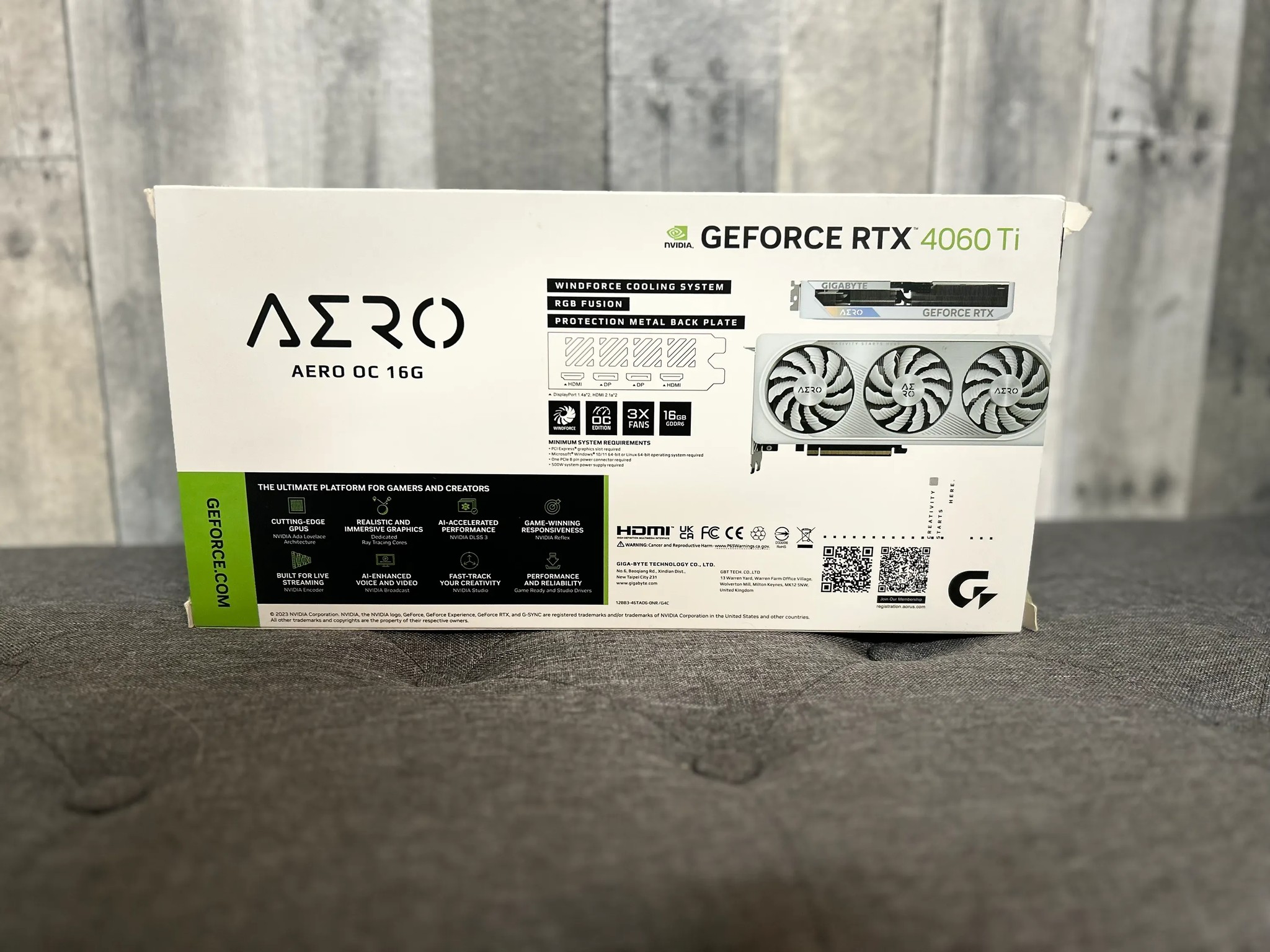 Lightly used Gigabyte RTX 4060 TI! Upgraded and just looking to sell it.