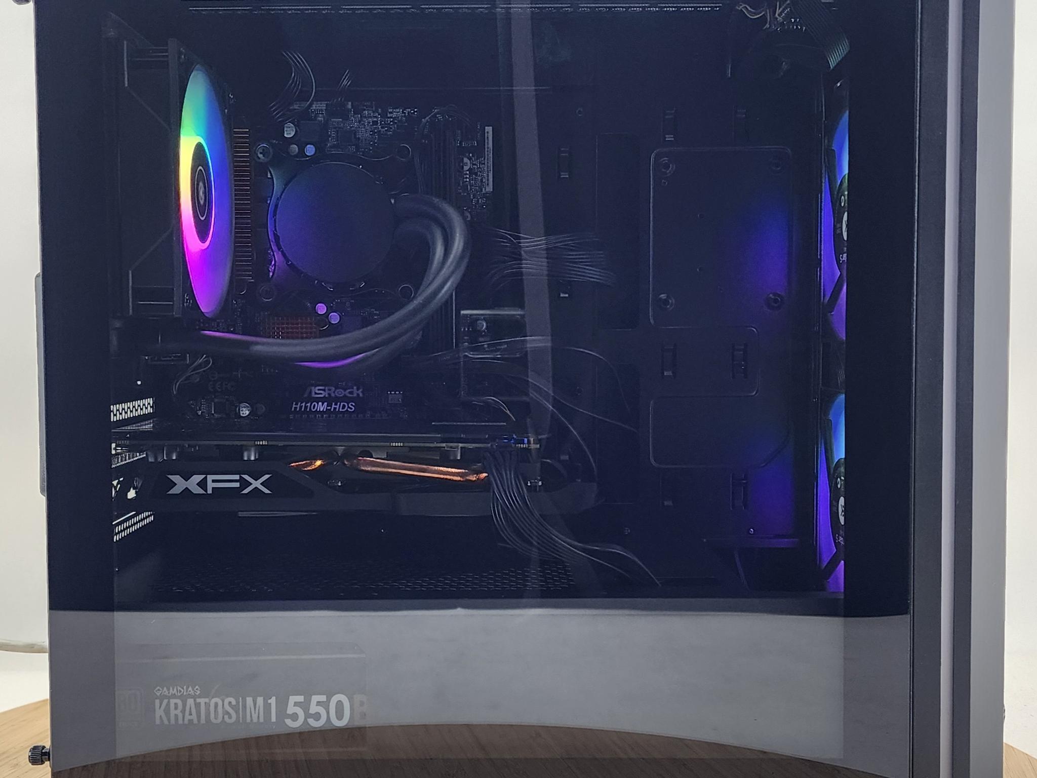 Gaming PC i5-7500 16GB RAM 128GB SSD + 1TB HDD RX 580 8GB Windows 11 Computer
