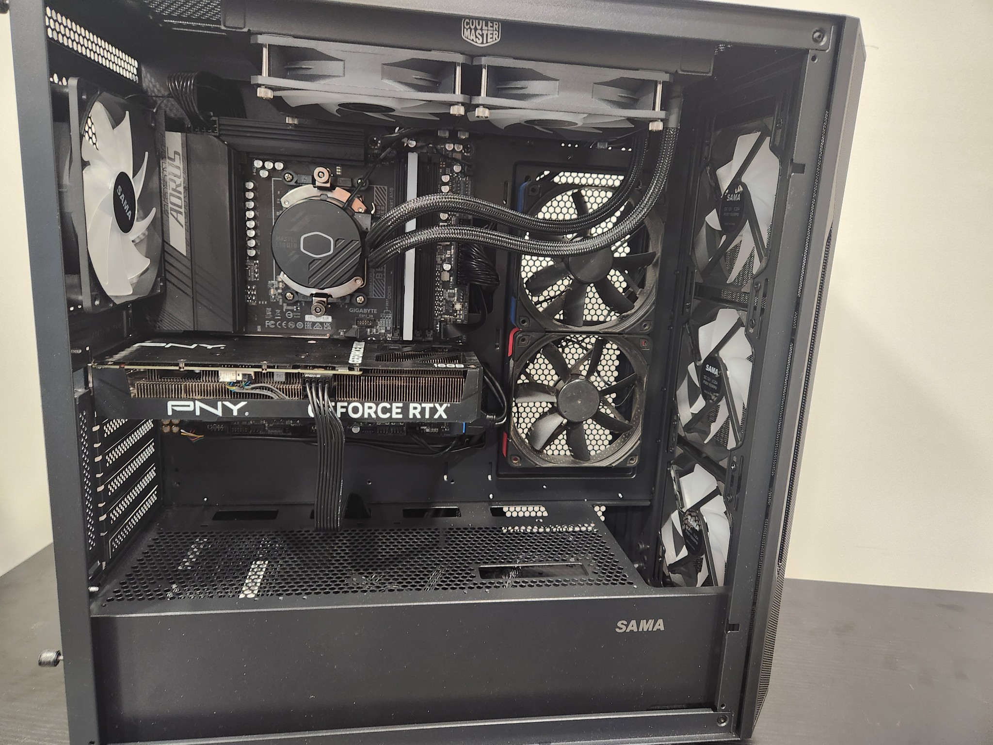 THE BLUE THUNDER 3 RTX 4060 TI 16 gb high end gaming and streaming pc!