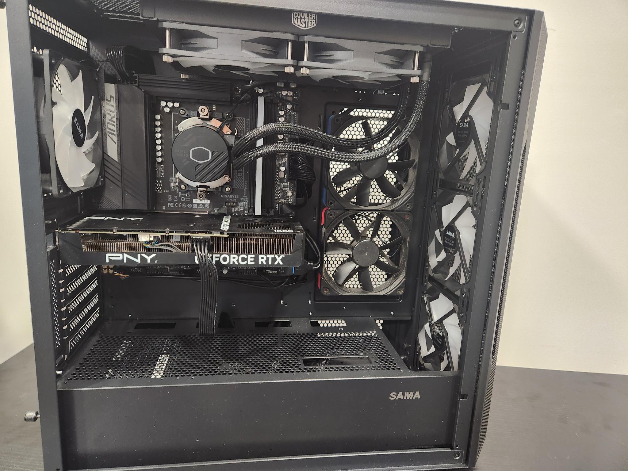 THE BLUE THUNDER 3 RTX 4060 TI 32 gb high end gaming and streaming pc!