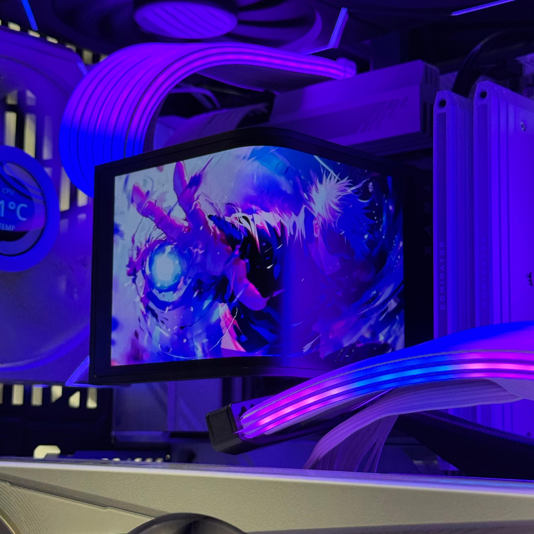 RTX 5080 Master Ice / Ryzen 7 9800X3D / 32GB 7000MTs Corsair Dominator / 1TB nvme storage