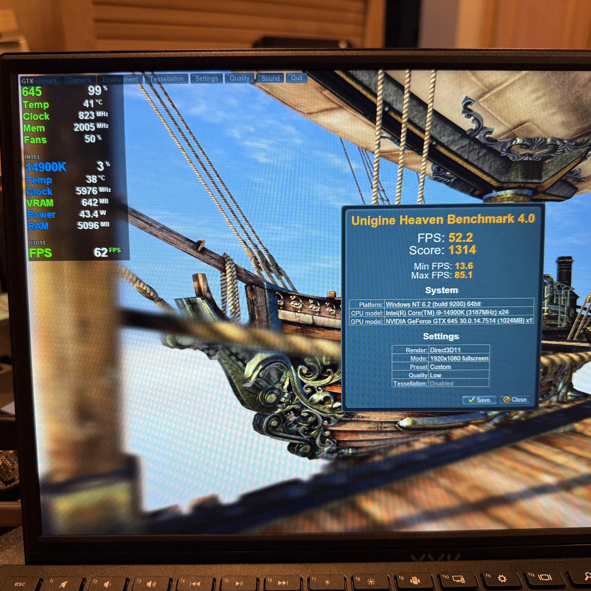 Tested NVIDIA GTX 645 1GB GDDR5 GPU