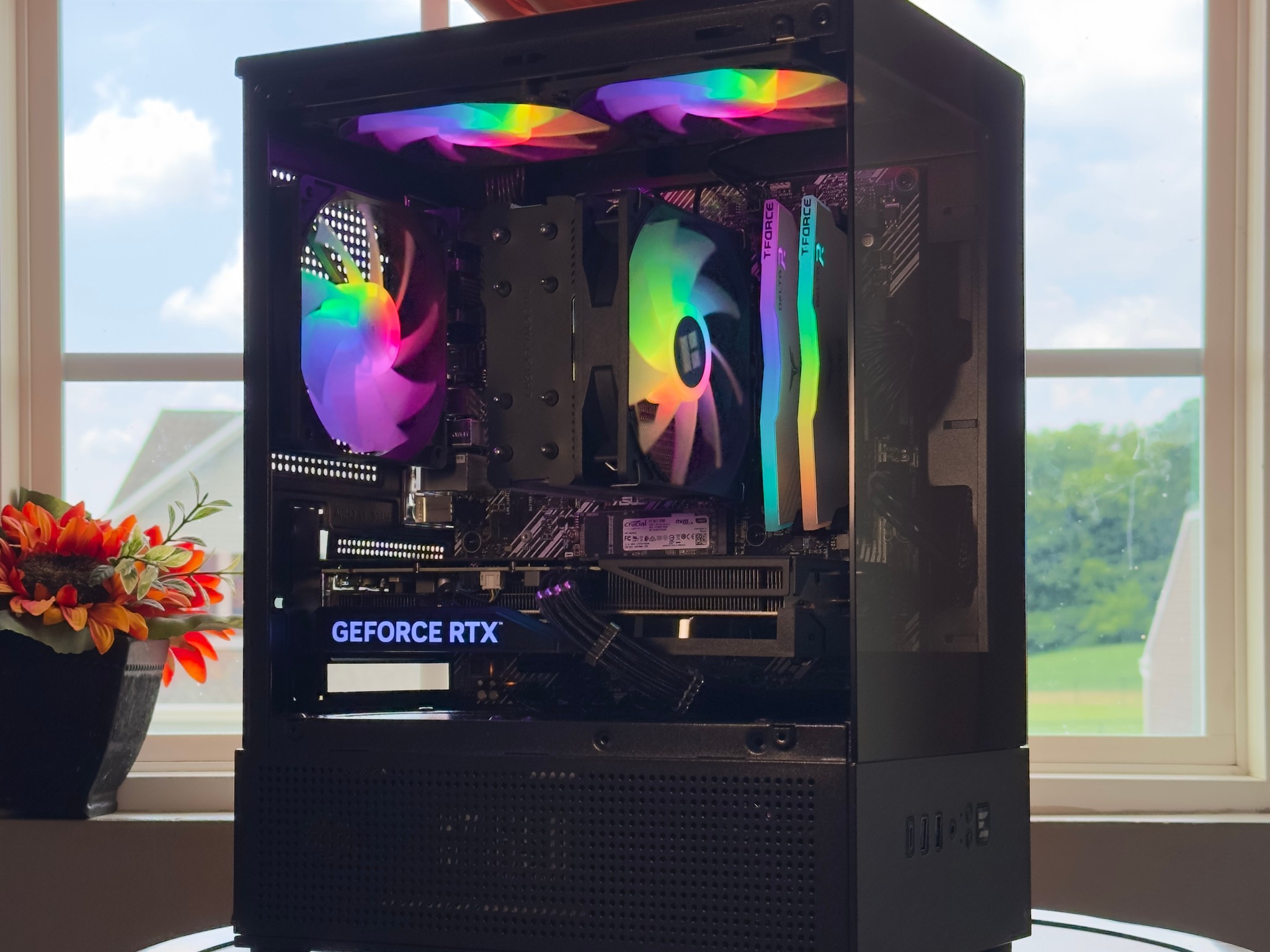 🔥Gaming/Streaming PC🔥 | RTX 4060TI | Ryzen 5 | 1TB NVME | 16GB (3200hz) | WiFi | Windows 11
